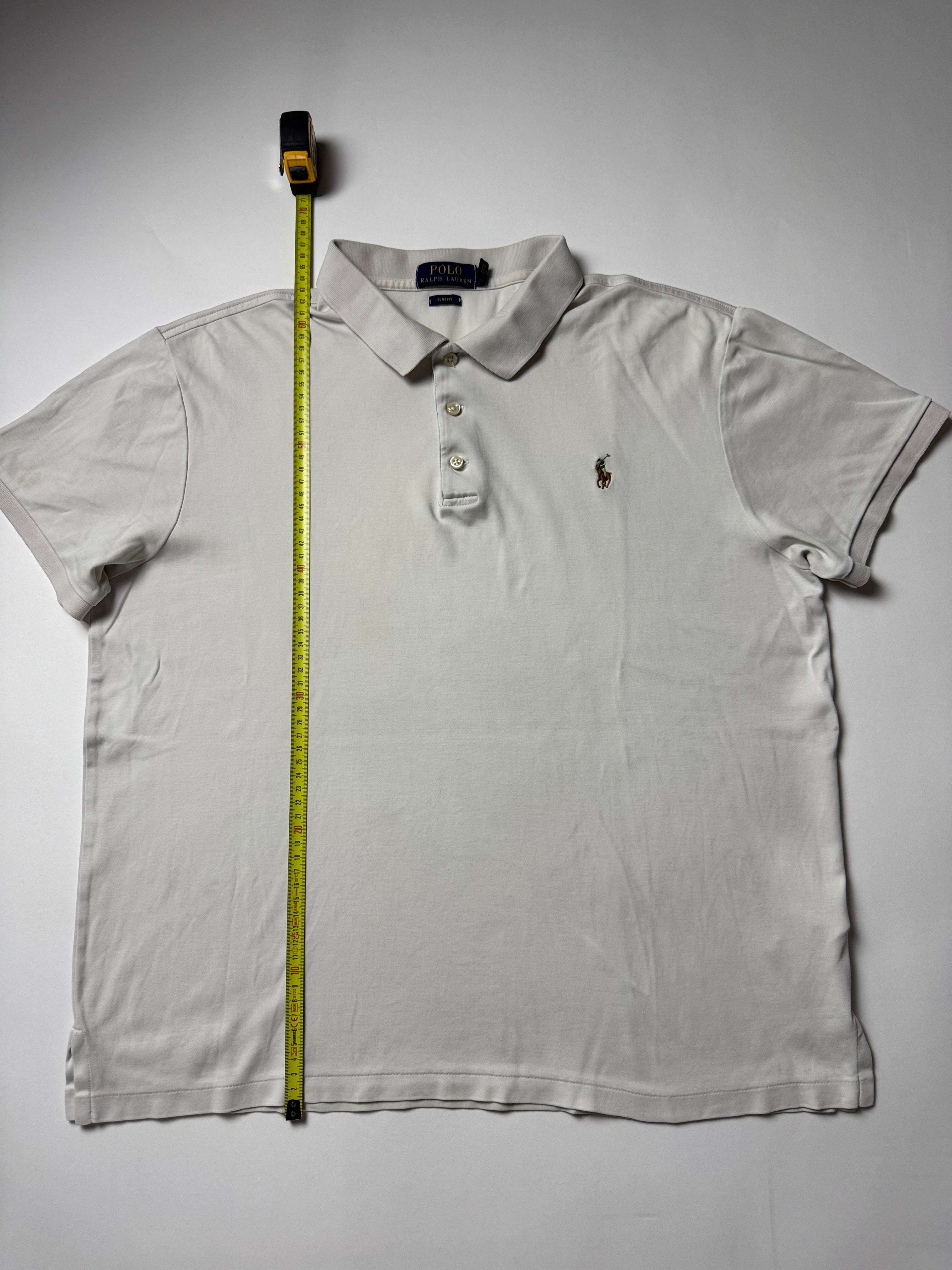 Ralph Lauren Oxford Logo White Polo Shirt      *Használt - Kiváló