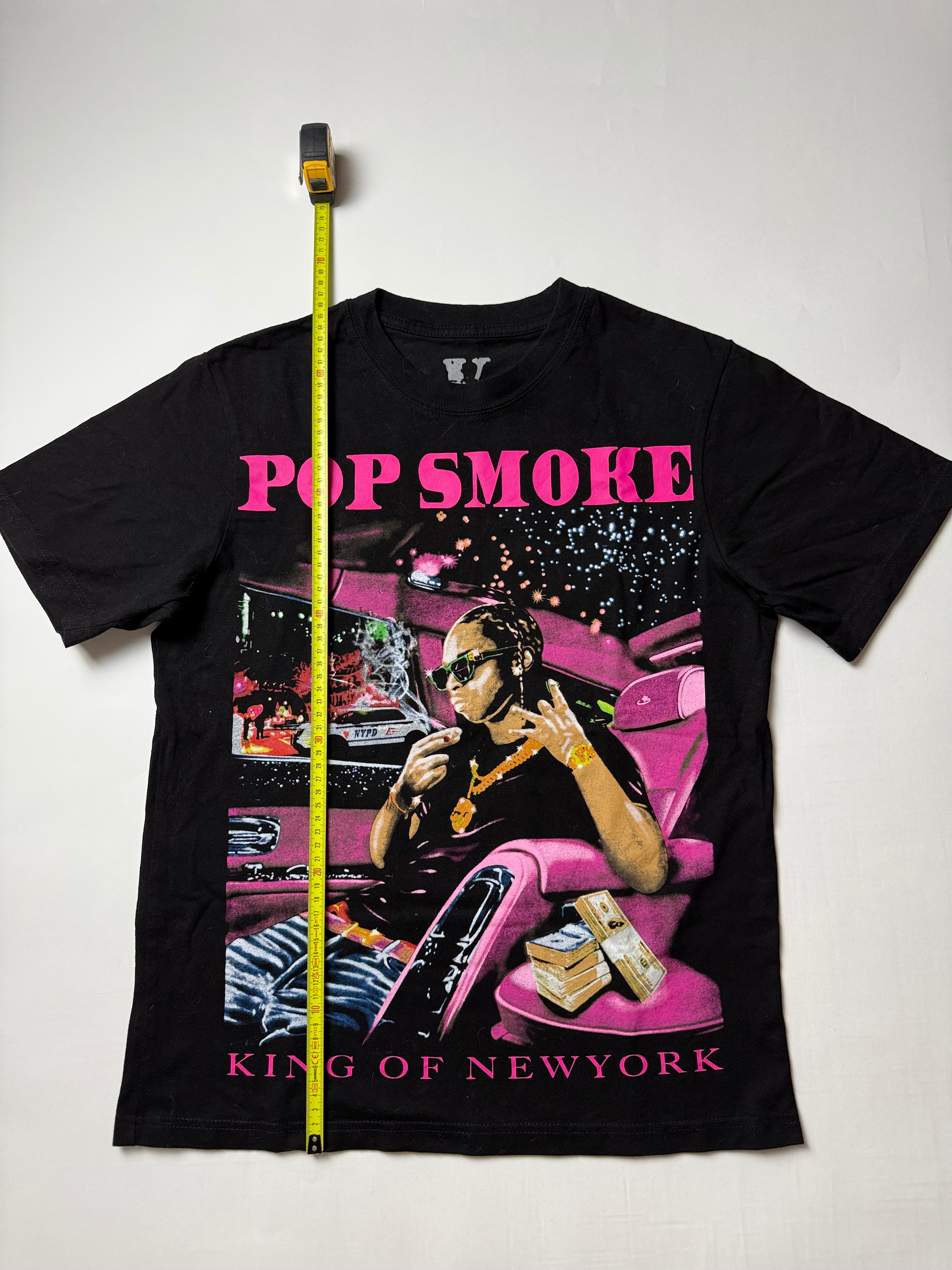 Vlone x Pop Smoke NYC T-Shirt (S)      *Használt - Kiváló