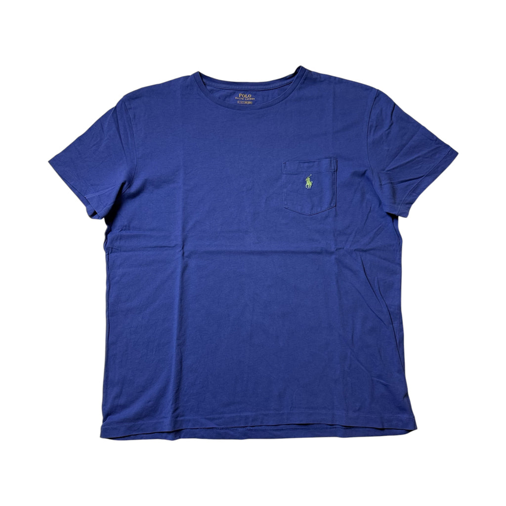 Polo Ralph Lauren Blaues T-Shirt (L)        *Gebraucht - Ausgezeichneter Zustand