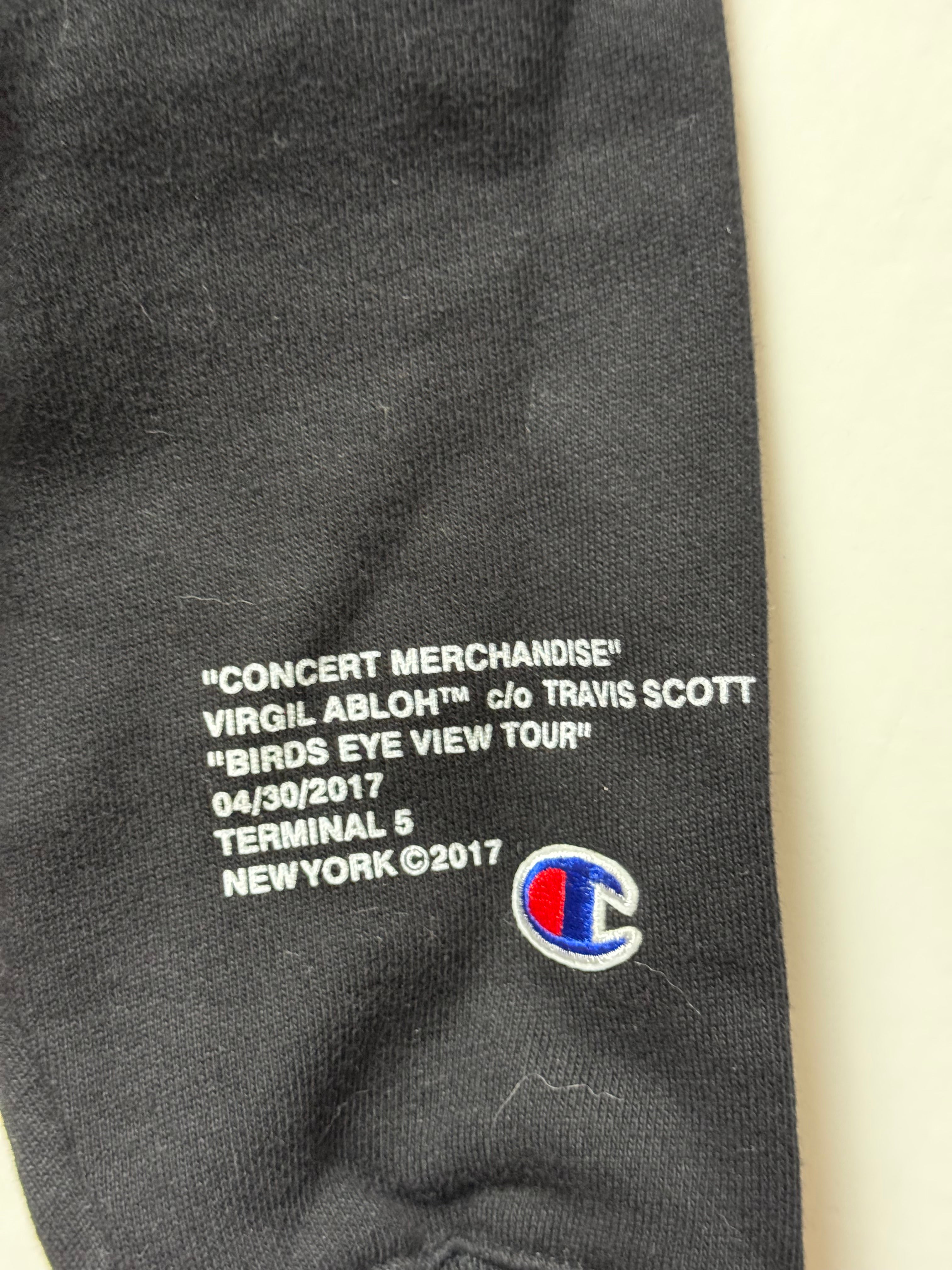 Travis Scott x Champion x Virgil Abloh Hoodie (S)   *Gebraucht - Ausgezeichnet