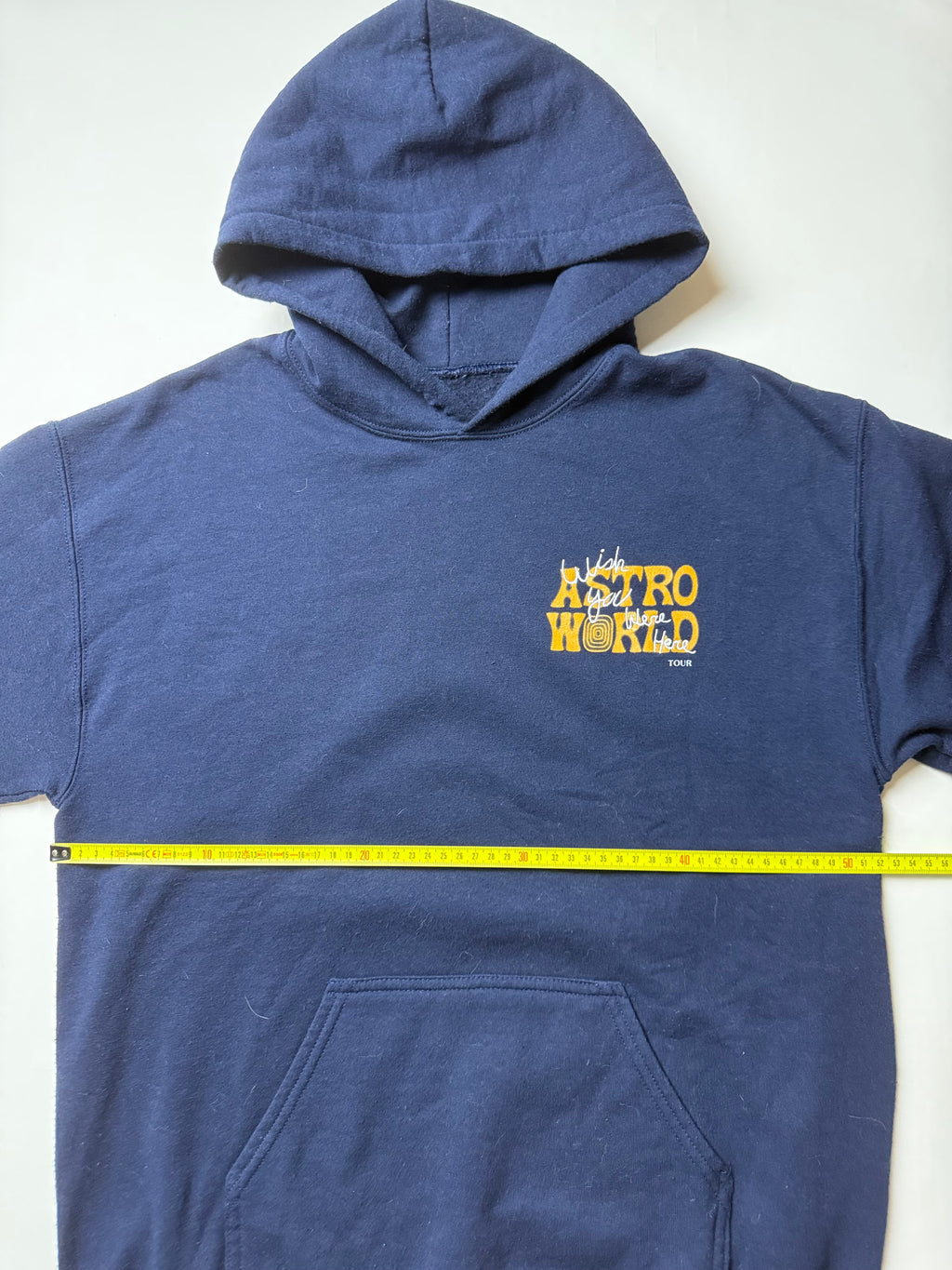 Travis Scott Houston Navy Blue Hoodie      *Used