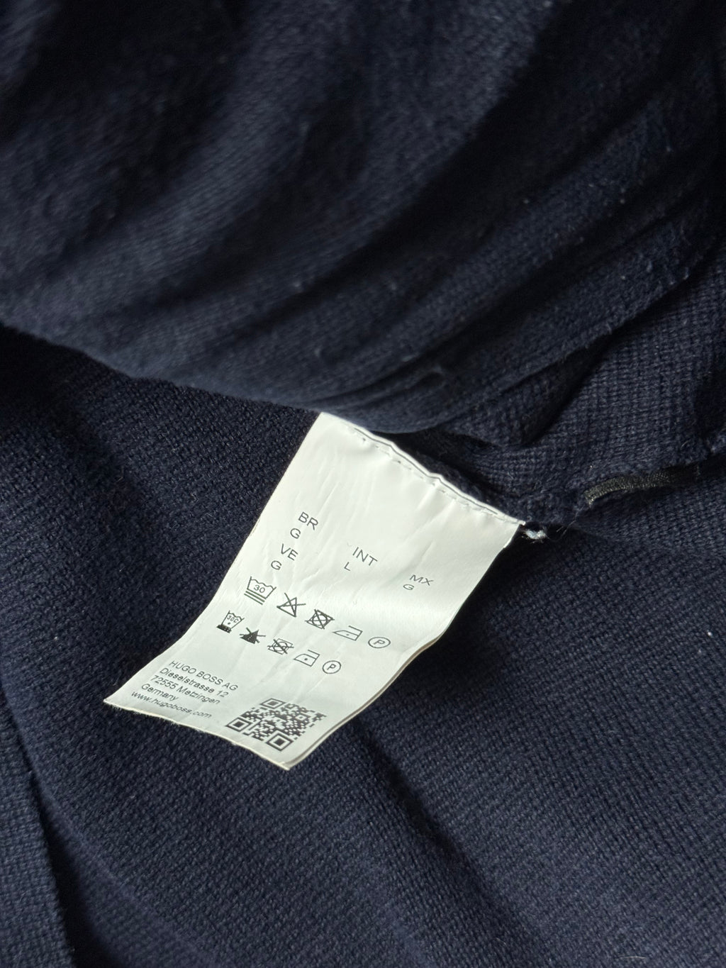 Hugo Boss Marineblauer Pullover (L) *Gebraucht – Ausgezeichnet