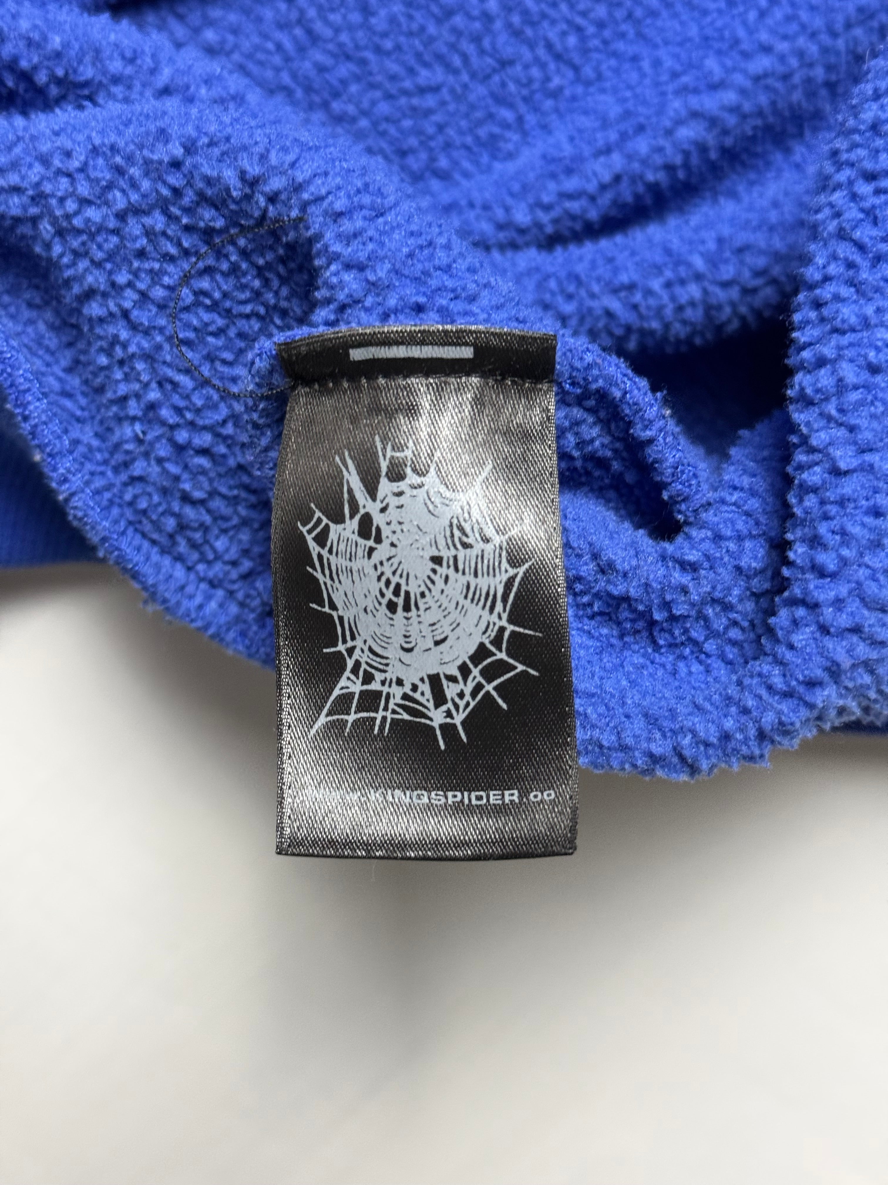 Sp5der Blue Hoodie (L)              *Használt - Kiváló