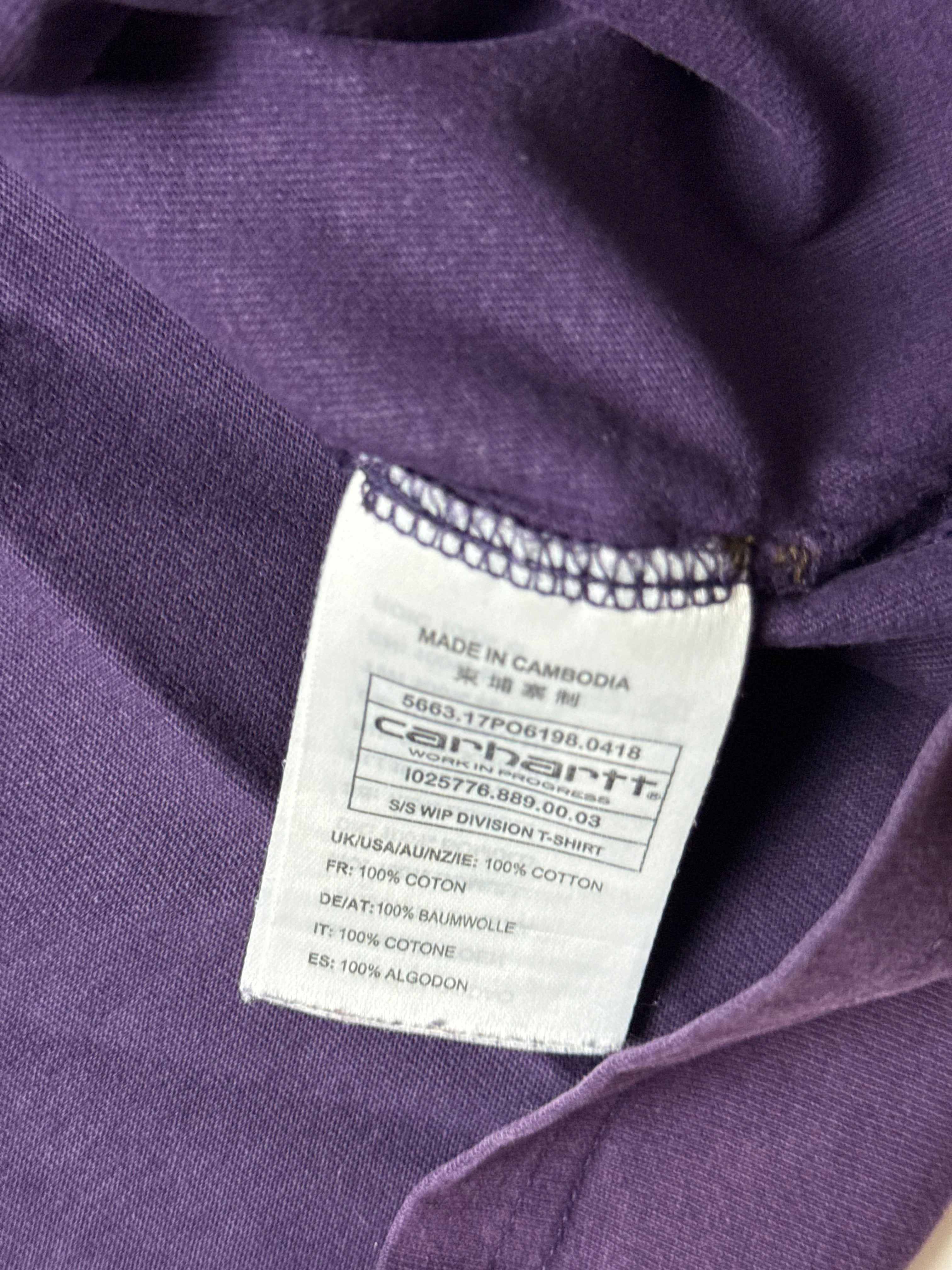 Carharrt Purple T-Shirt (M)     *Használt - Kiváló