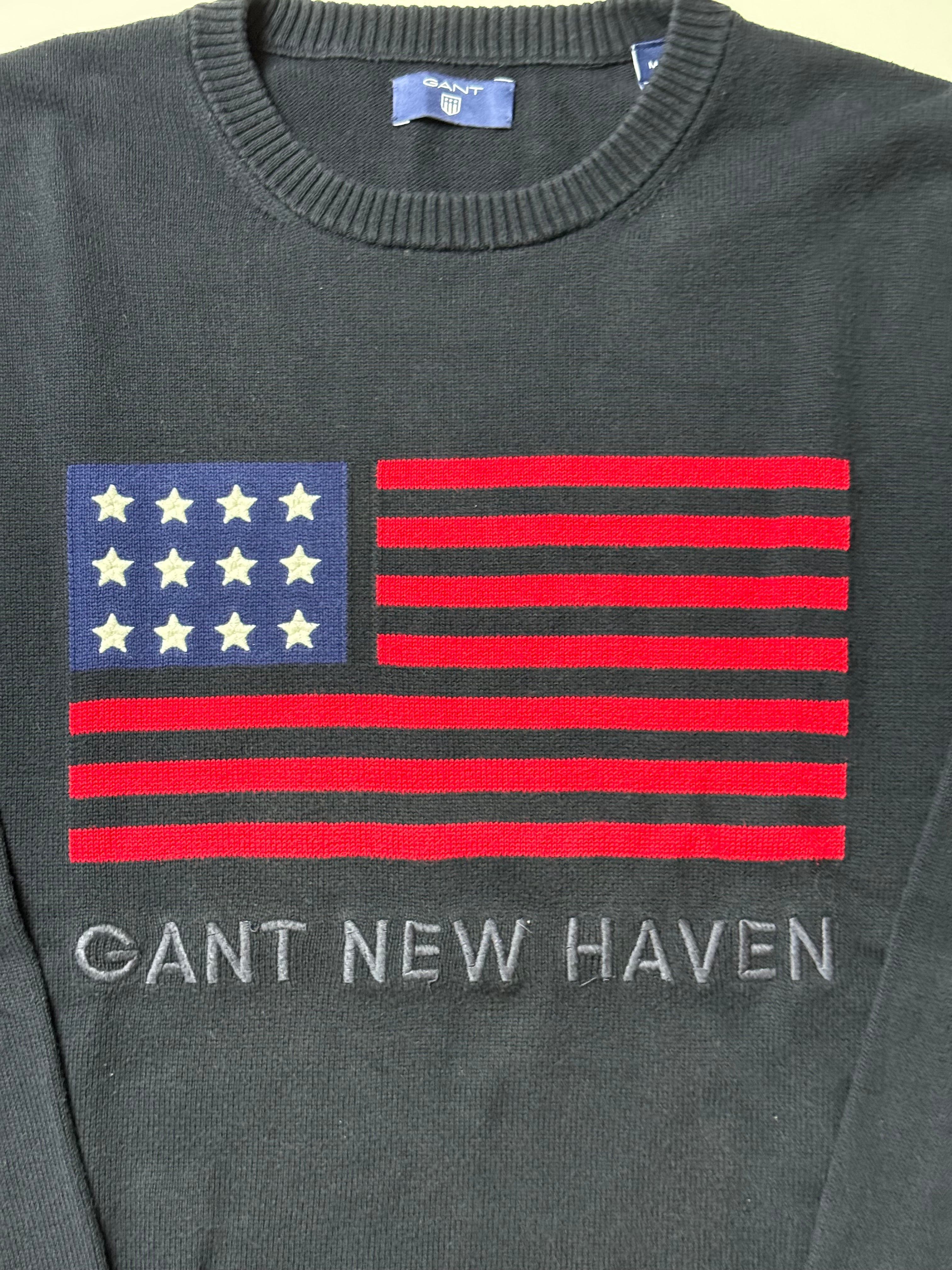 Gant Navy Blue Sweater (M) *Használt - Kiváló