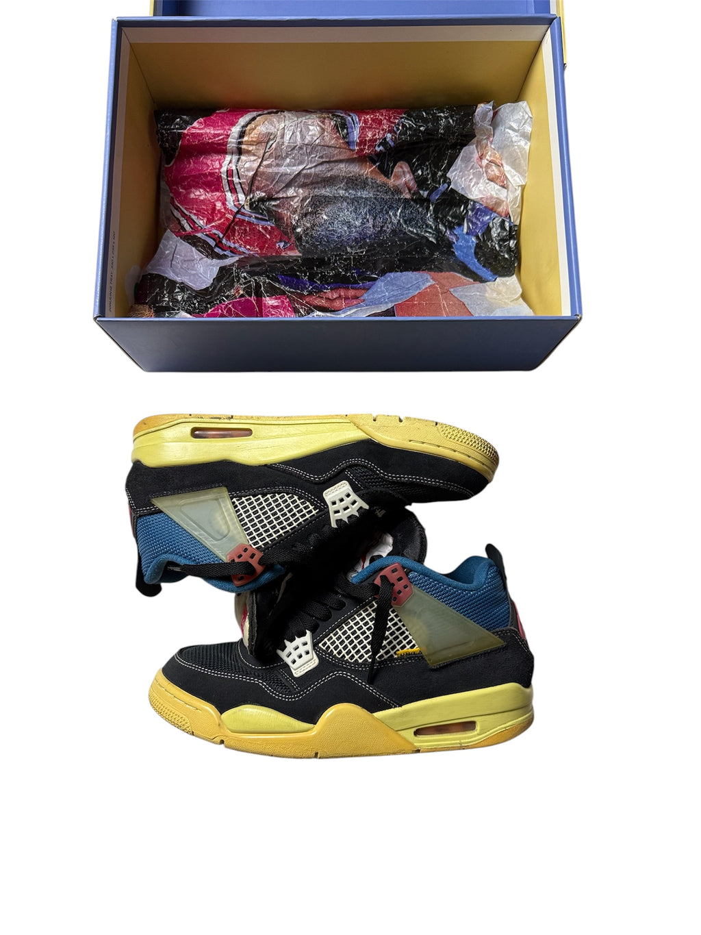 Jordan 4 Union Off Noir (42)      *Használt - Kiváló