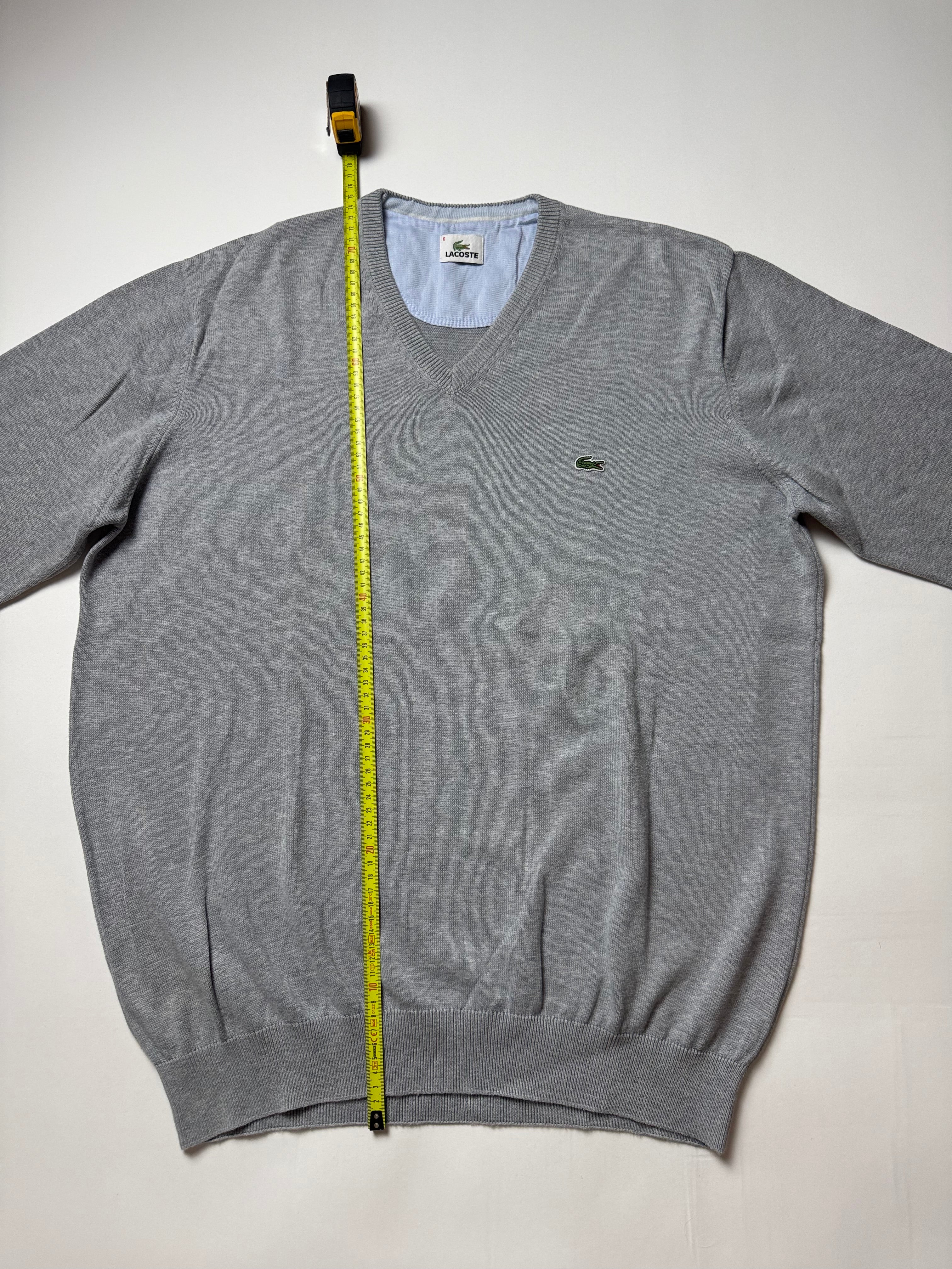Lacoste Grauer Pullover (XL)             *Gebraucht - Ausgezeichnet