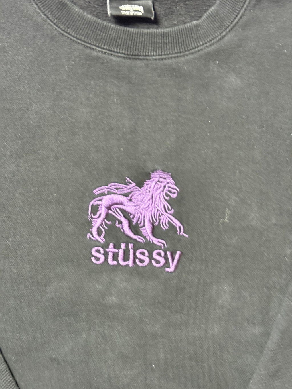 Stüssy Black Sweater (S)    *Használt - Kiváló