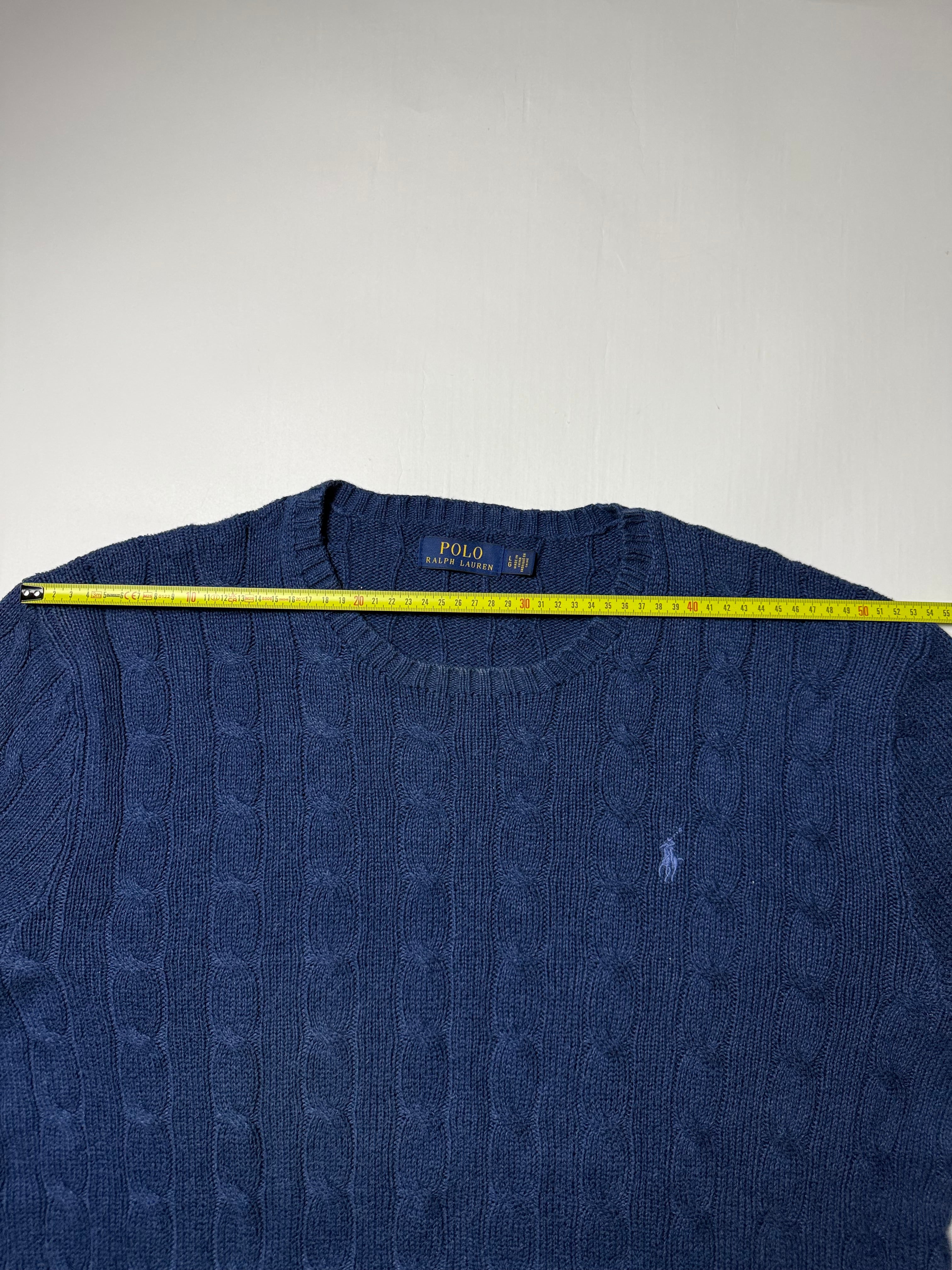 Polo Ralph Lauren Cable Knit Sweater (L) *Használt - Kiváló