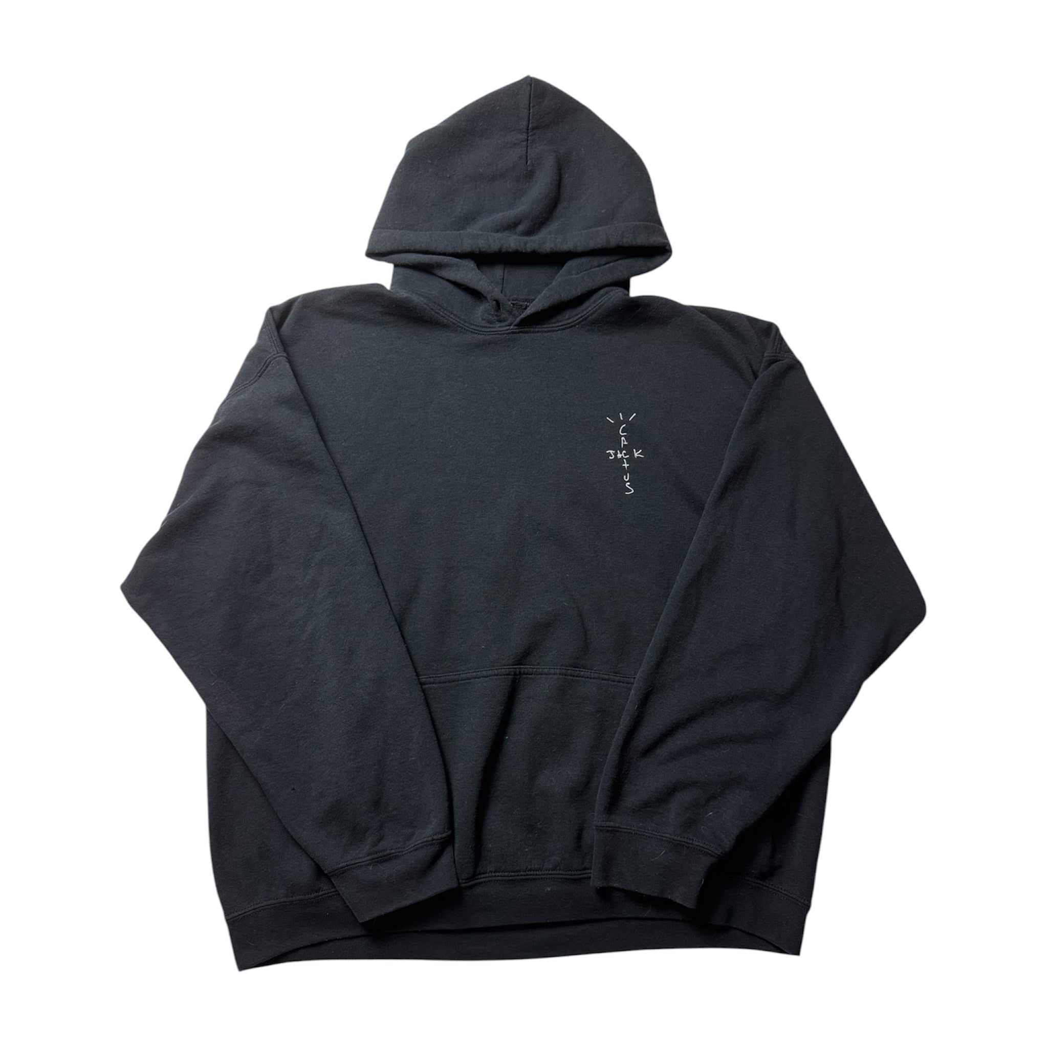 Travis Scott Cactus Jack Black Hoodie (L)     *Gebraucht - Ausgezeichnet