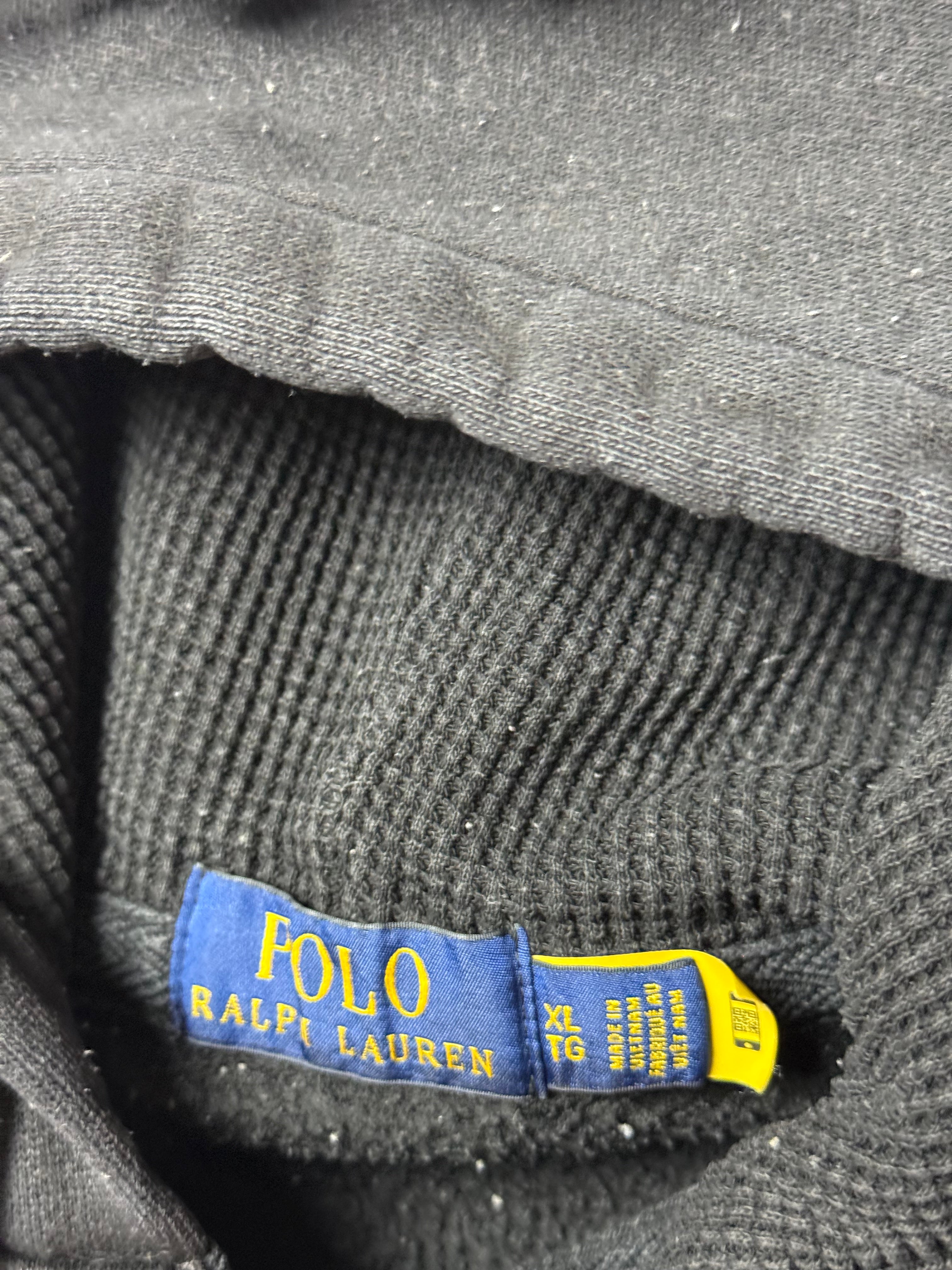 Ralph Lauren Black Hoodie (XL)  *Használt - Kiváló