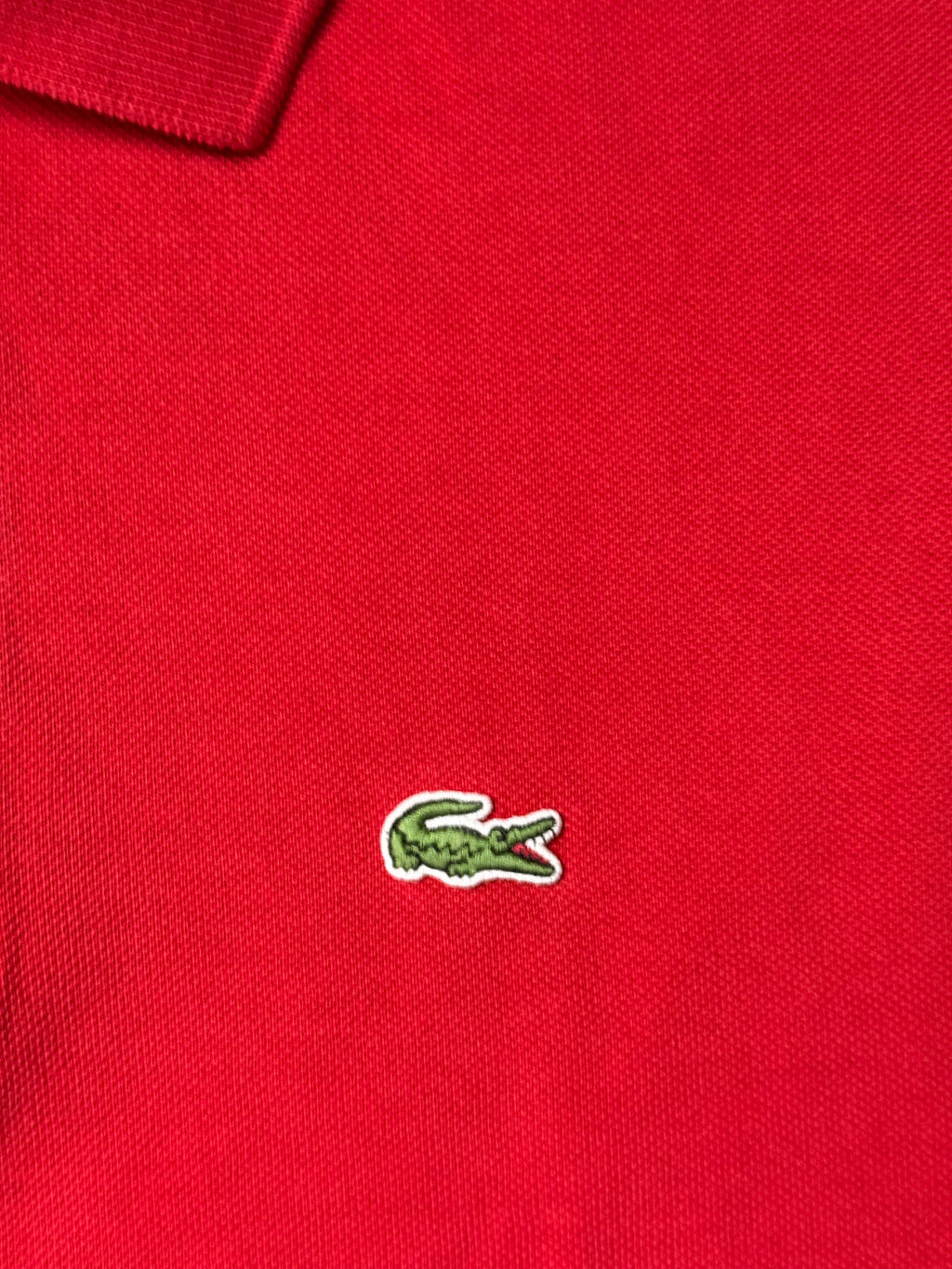 Lacoste Red Polo Shirt (S)           *Gebraucht - Ausgezeichnet