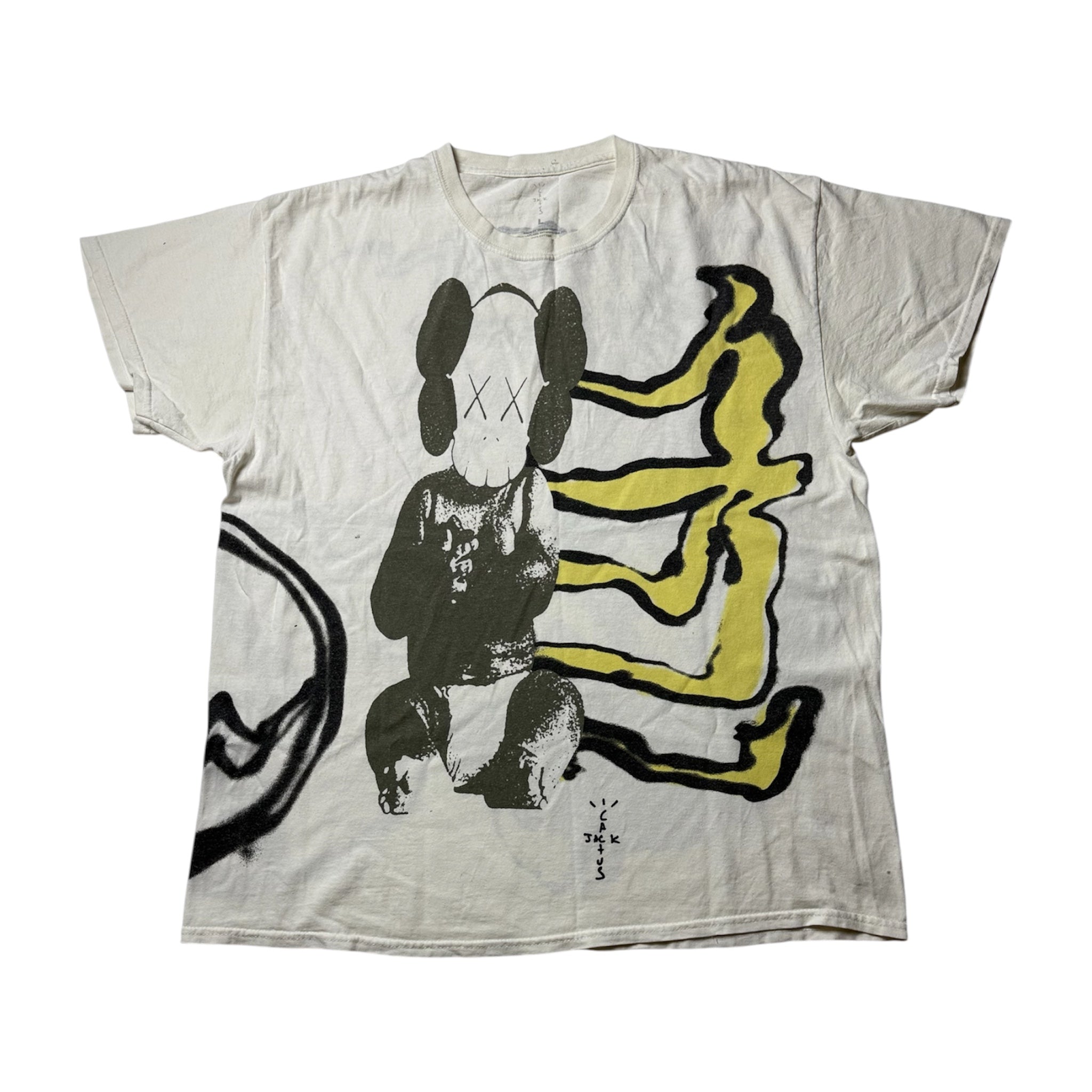 Travis Scott Cactus Jack x Kaws T-Shirt (L)    *Gebraucht - Ausgezeichnet