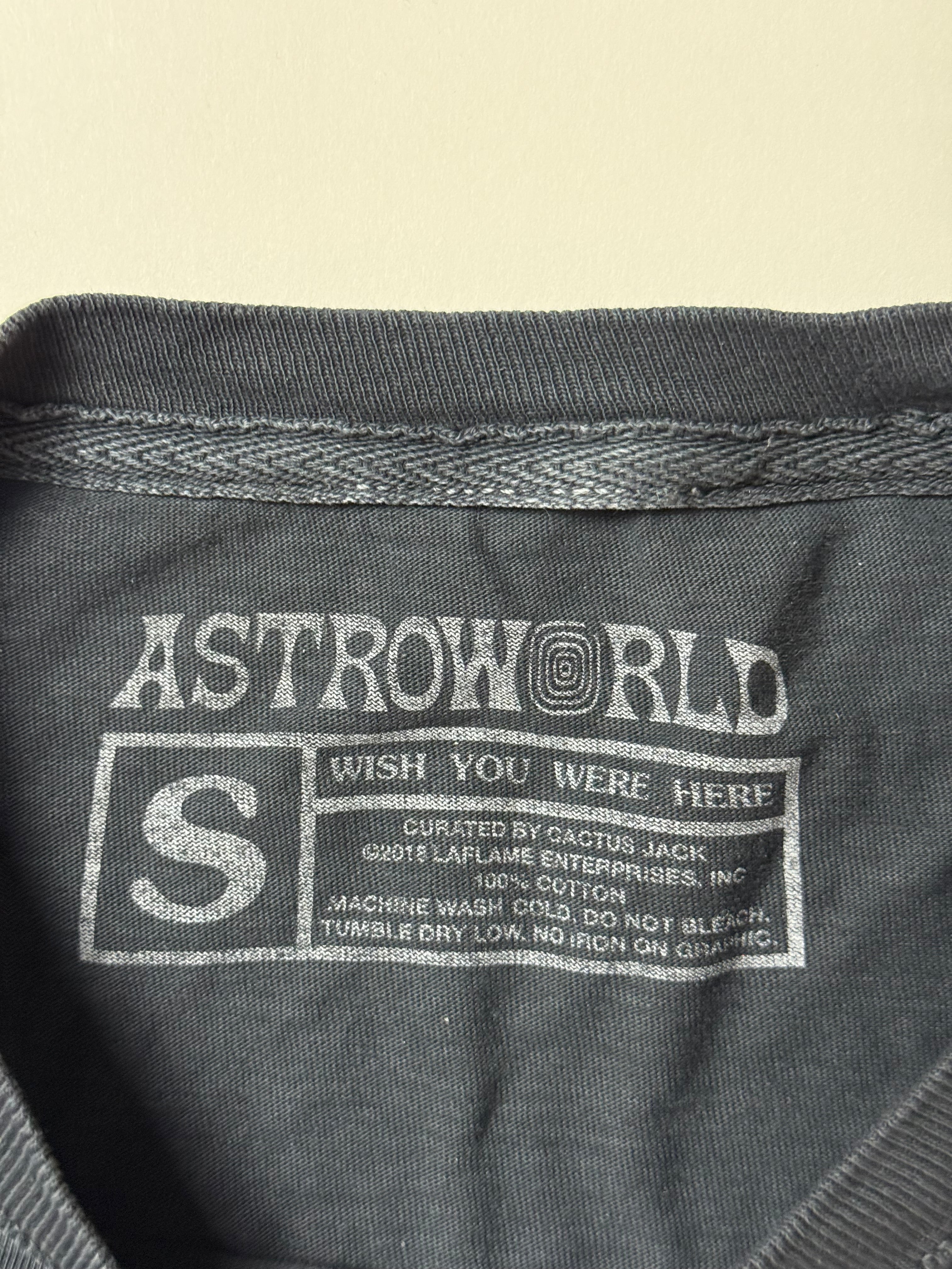 Travis Scott Langarm-T-Shirt (S) *Gebraucht - Ausgezeichnet