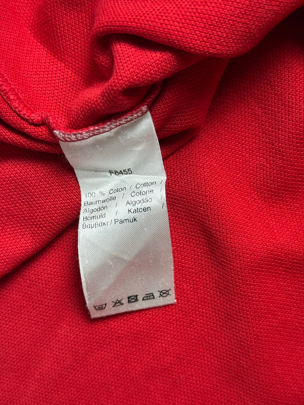 Lacoste Red Polo Shirt (S)           *Gebraucht - Ausgezeichnet