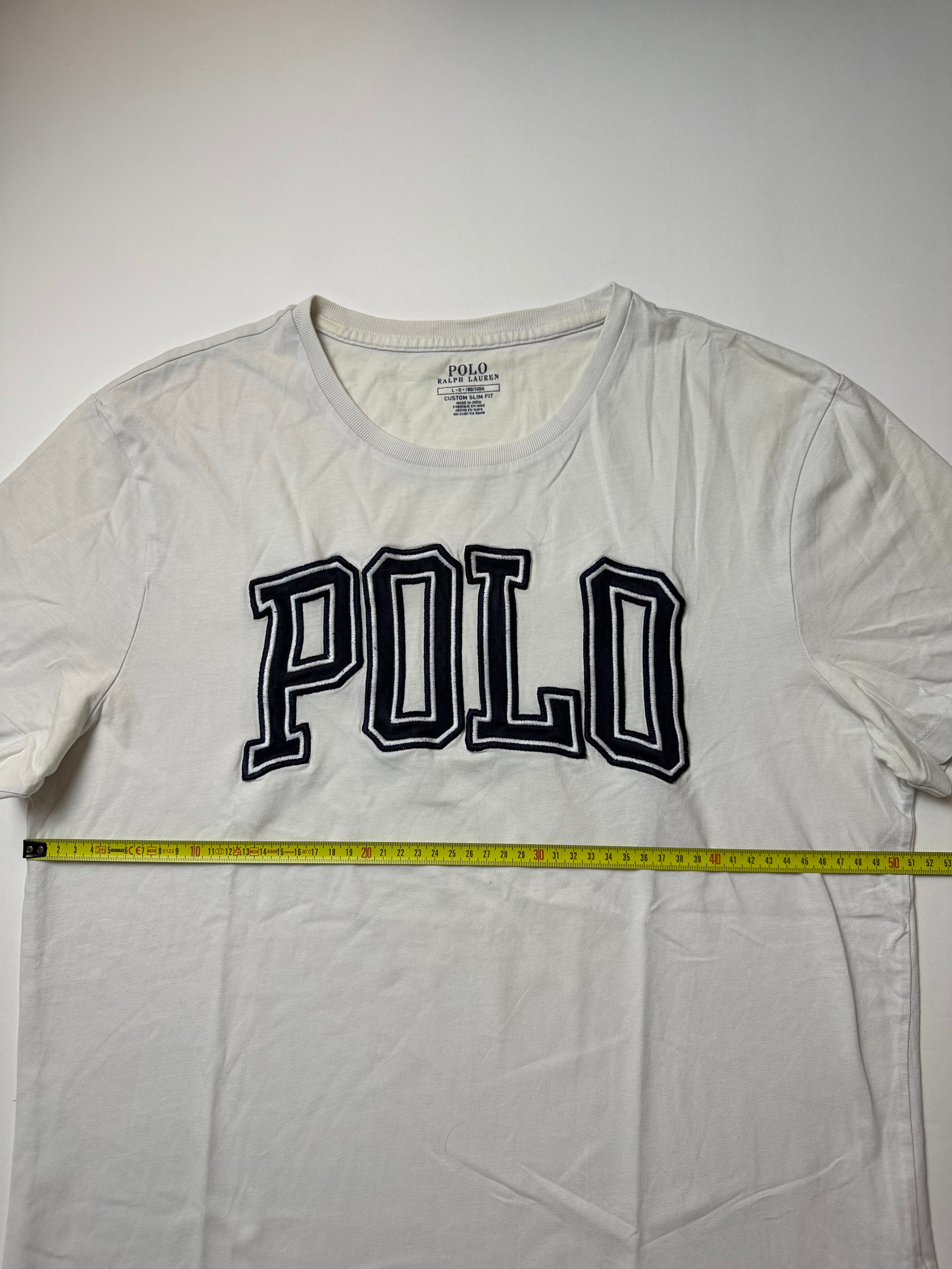 Ralph Lauren White T-Shirt  (L)      *Használt - Kiváló