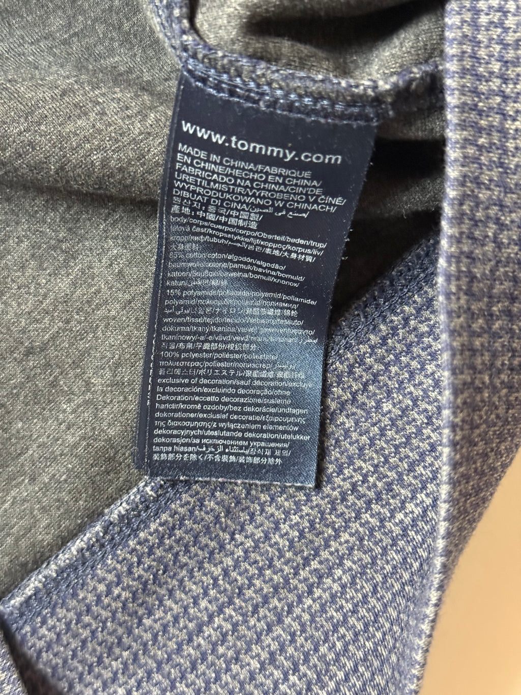 Tommy Hilfiger Navy Blue Hoodie (M) *Használt - Kiváló