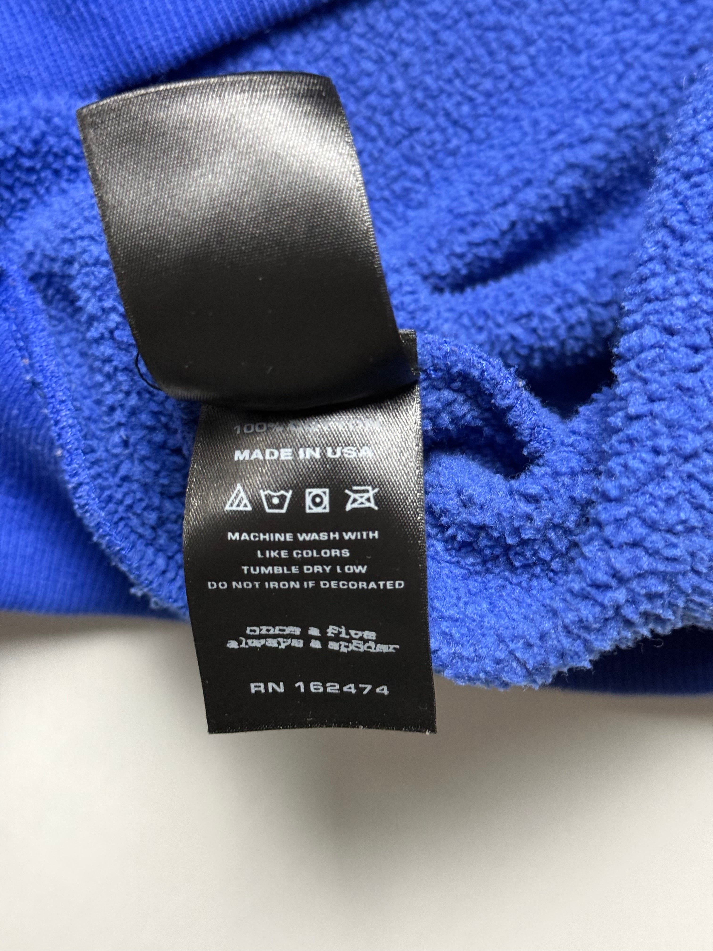 Sp5der Blue Hoodie (L)              *Használt - Kiváló