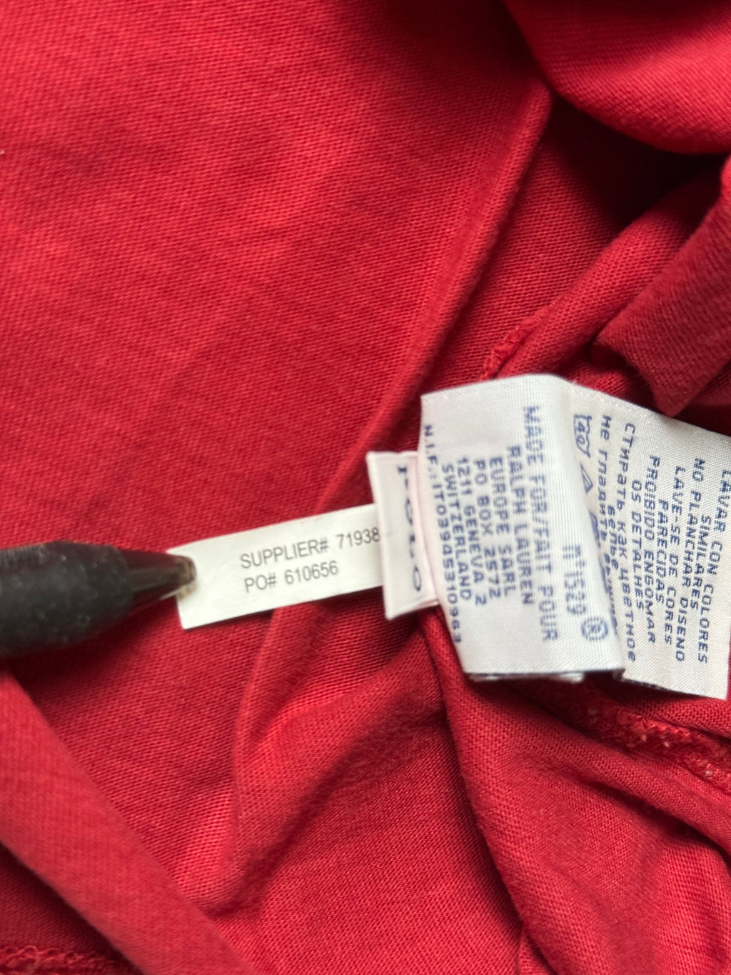 Polo Ralph Lauren Red T-Shirt (M) *Használt - Kiváló