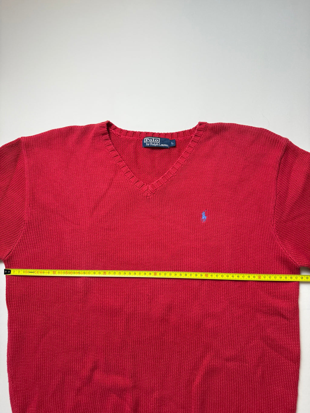 Ralph Lauren Red Sweater  (L)      *Használt - Kiváló