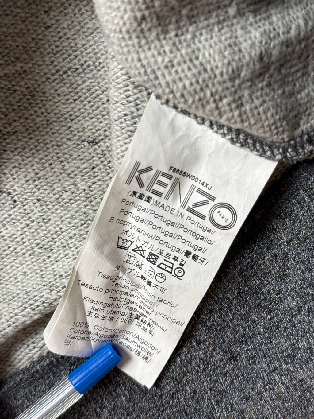 Kenzo Grey Sweater     (XS)           *Használt - Kiváló
