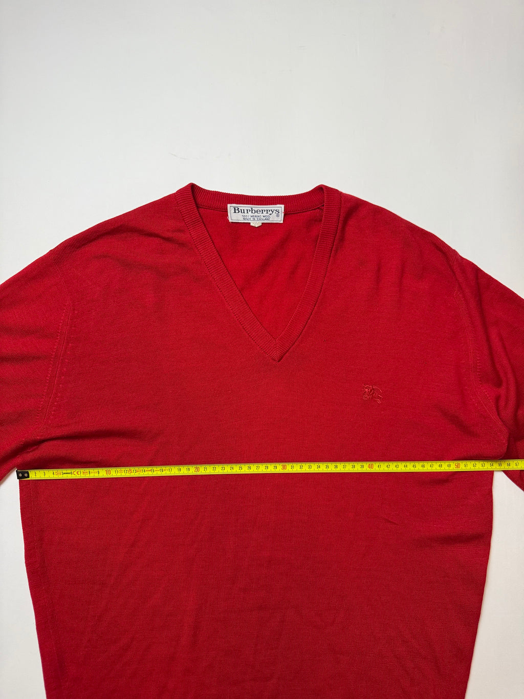 Burberry Red Sweater (XL)       *Használt - Kiváló