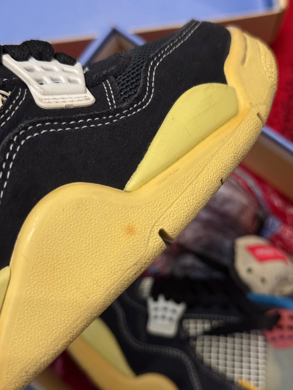 Jordan 4 Union Off Noir (42)      *Használt - Kiváló
