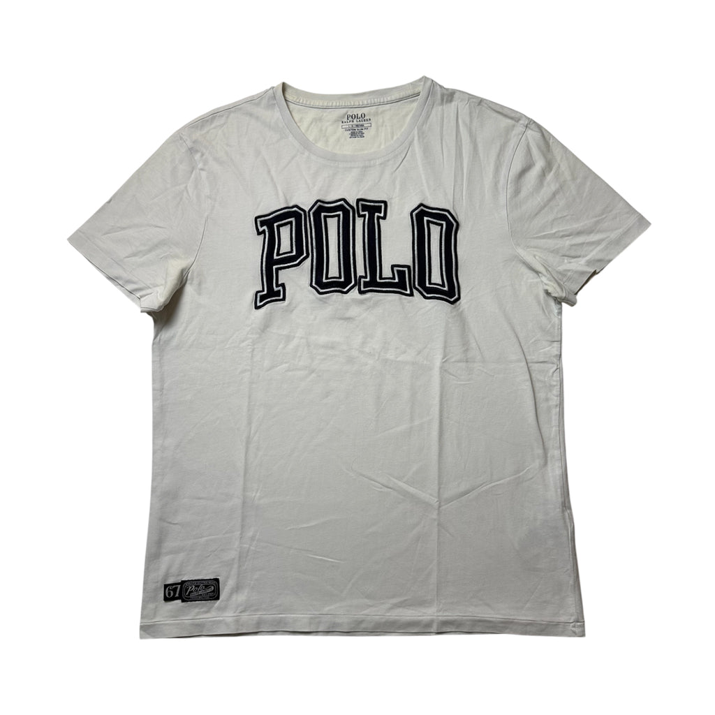 Ralph Lauren White T-Shirt  (L)      *Használt - Kiváló