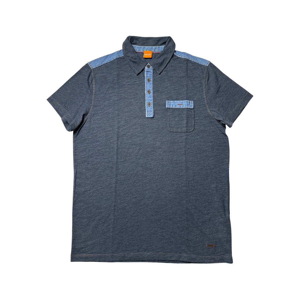 Hugo Boss graues Poloshirt (L)      *Gebraucht - Ausgezeichnet