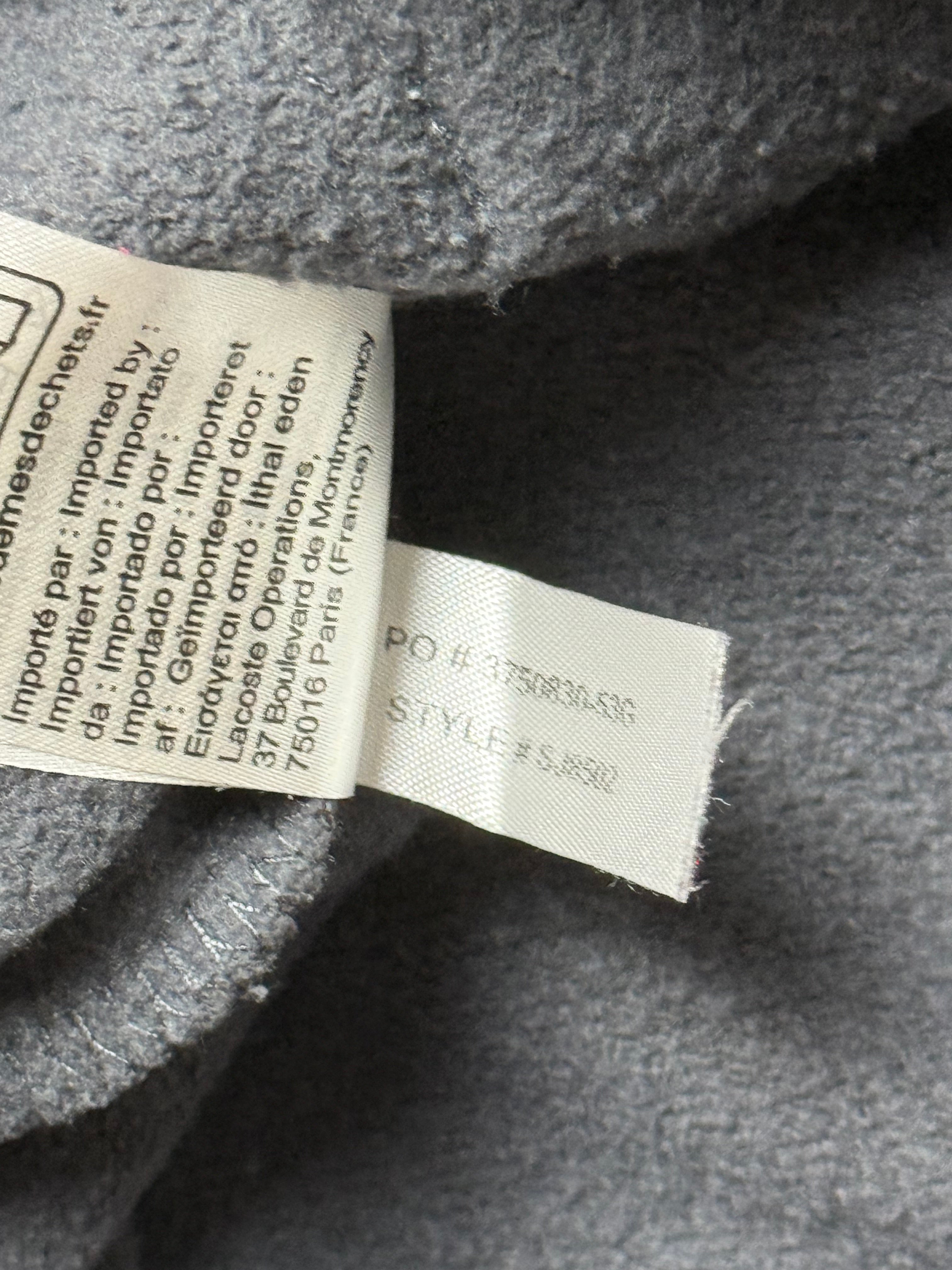 Lacoste Grey Hoodie (S fit)     *Használt - Kiváló