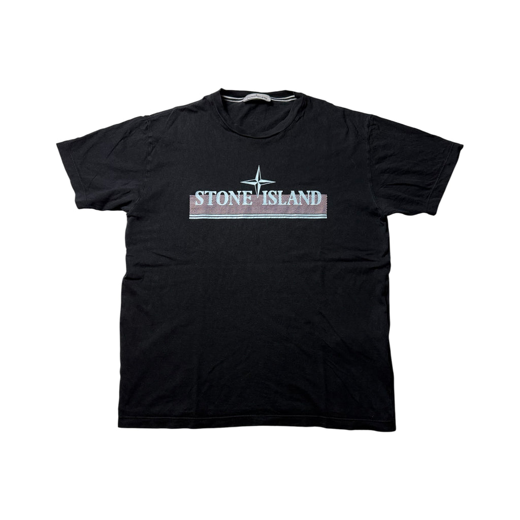 Stone Island Black T-Shirt  (XL)      *Használt - Kiváló