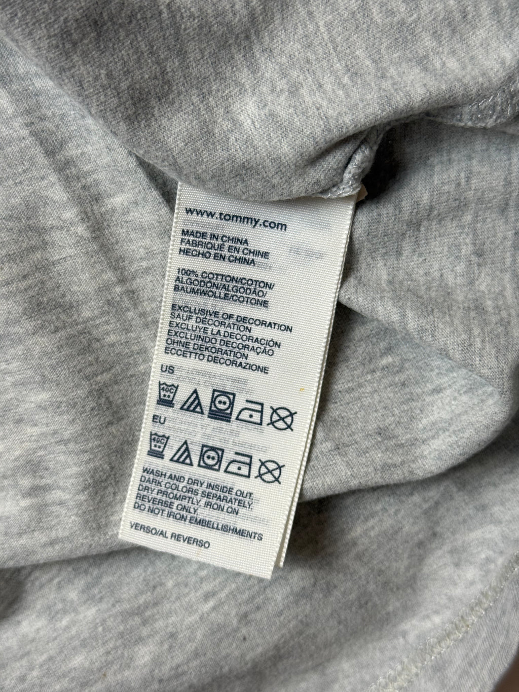 Tommy Hilfiger Grey T-Shirt (M)     *Használt - Kiváló