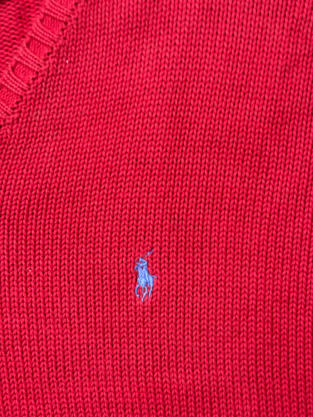 Ralph Lauren Red Sweater  (L)      *Használt - Kiváló