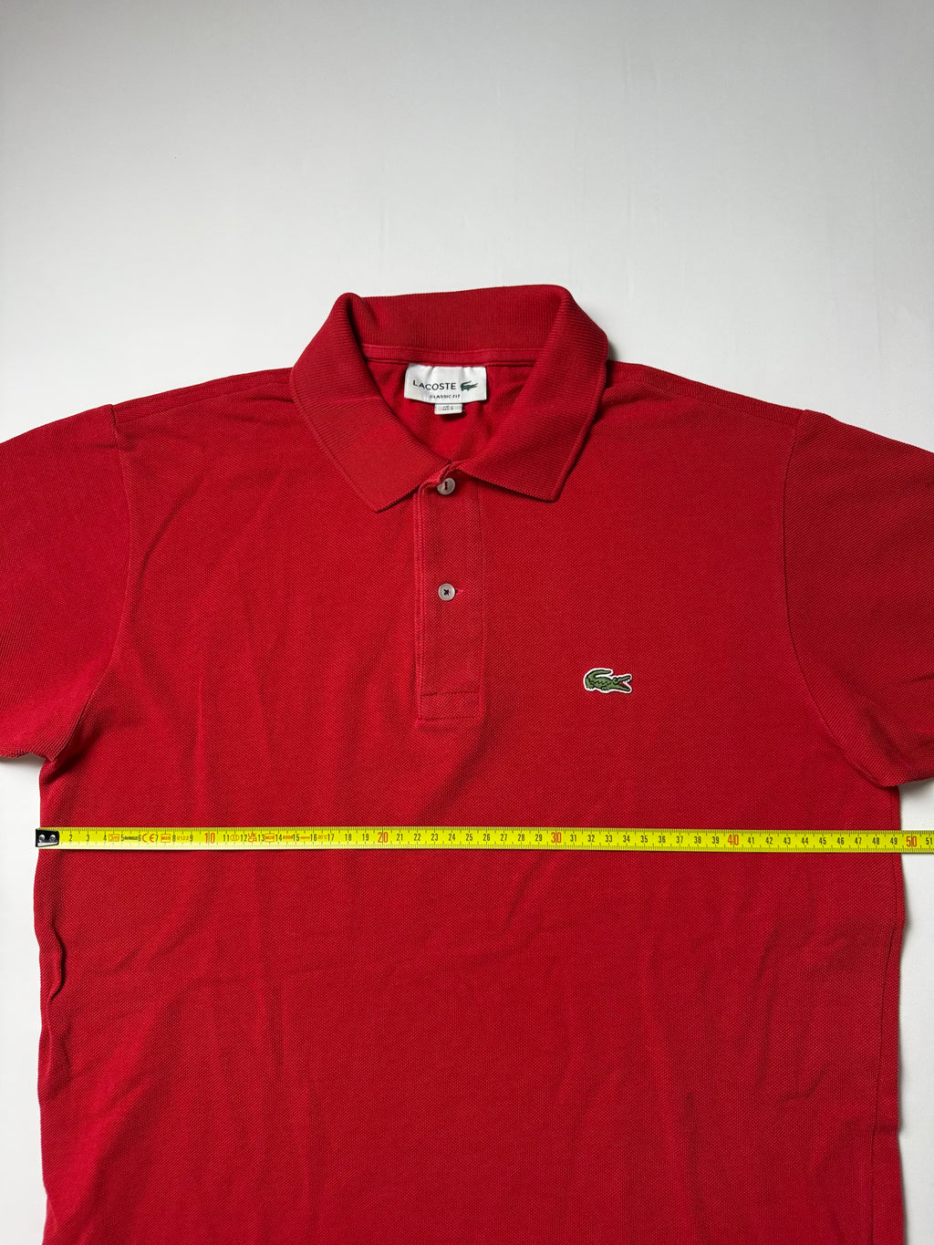 Lacoste Red Polo Shirt (S)           *Gebraucht - Ausgezeichnet