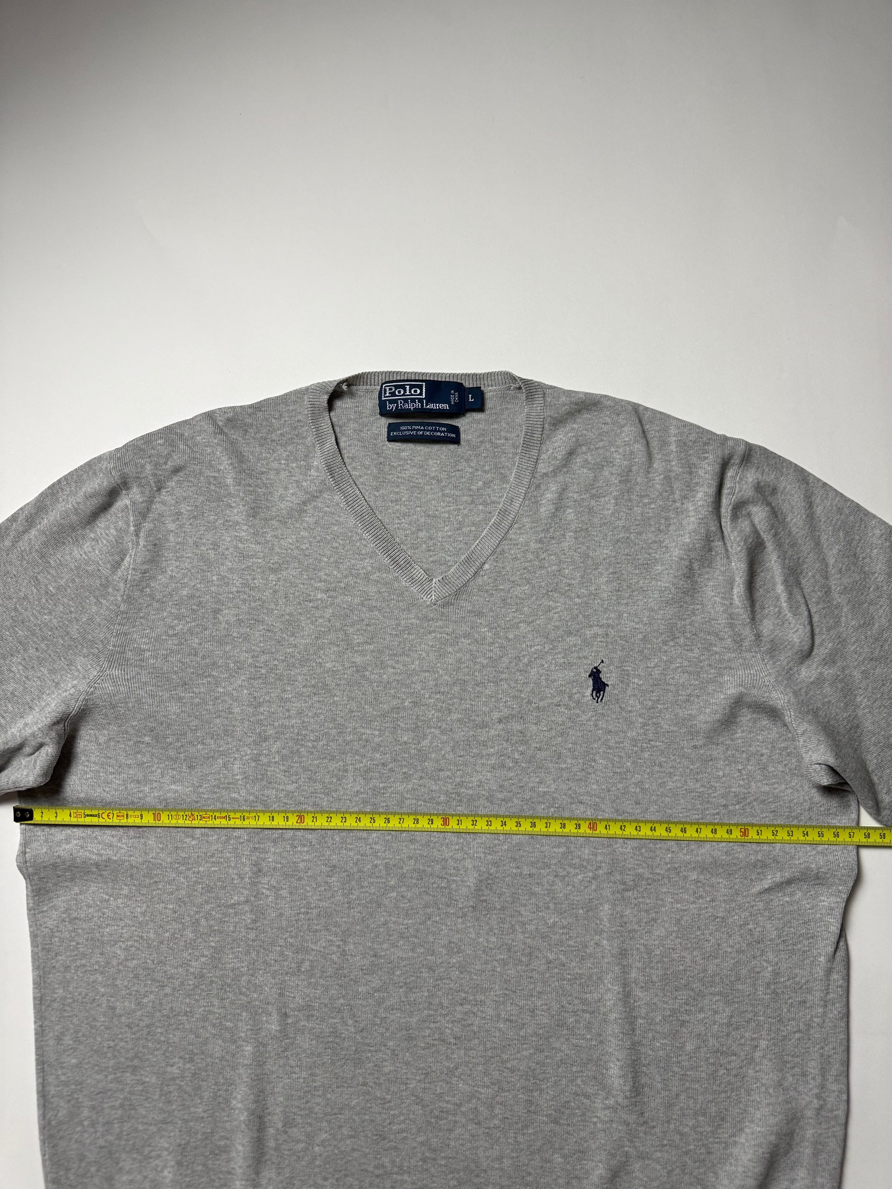 Ralph Lauren Grauer Pullover (L)     *Gebraucht - Ausgezeichnet