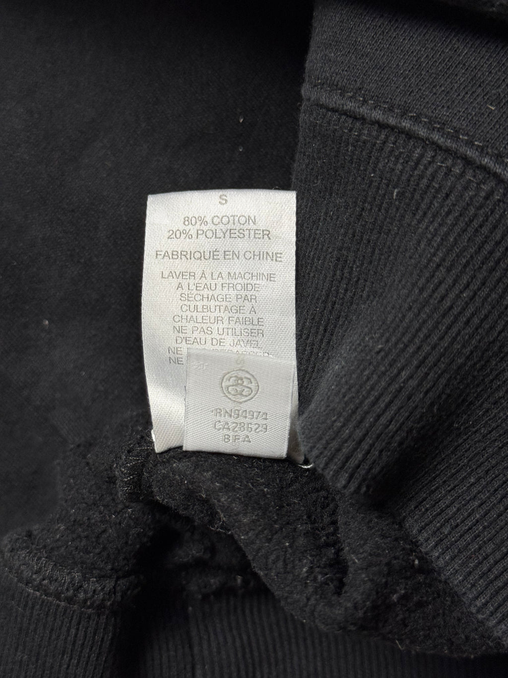 Stüssy Black Sweater (S)    *Használt - Kiváló