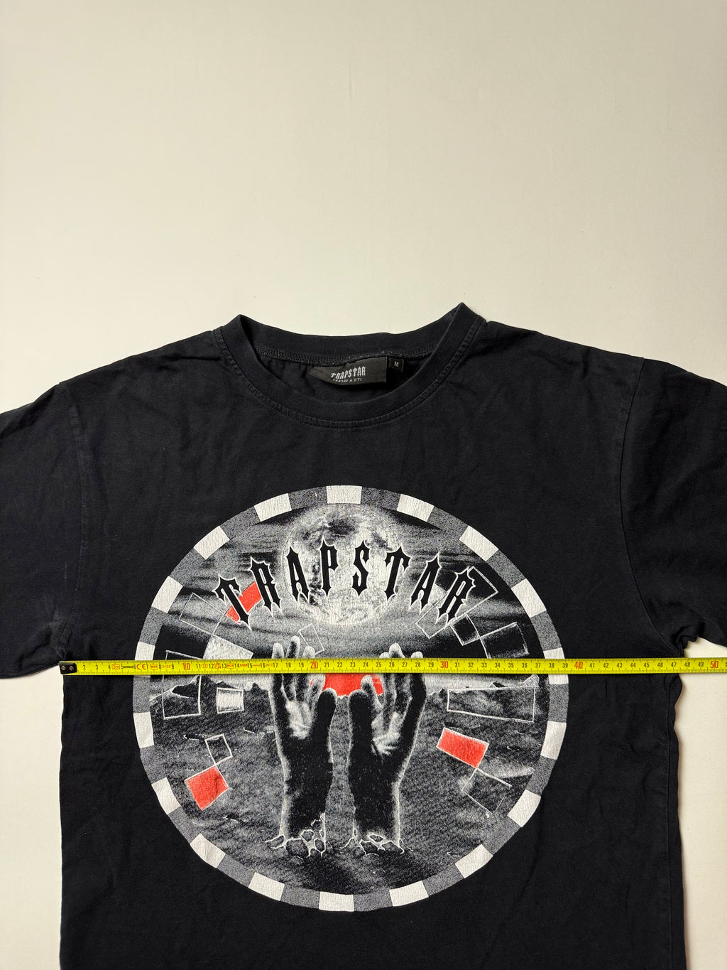 Trapstar Black T-Shirt (M) *Gebraucht - Ausgezeichneter Zustand