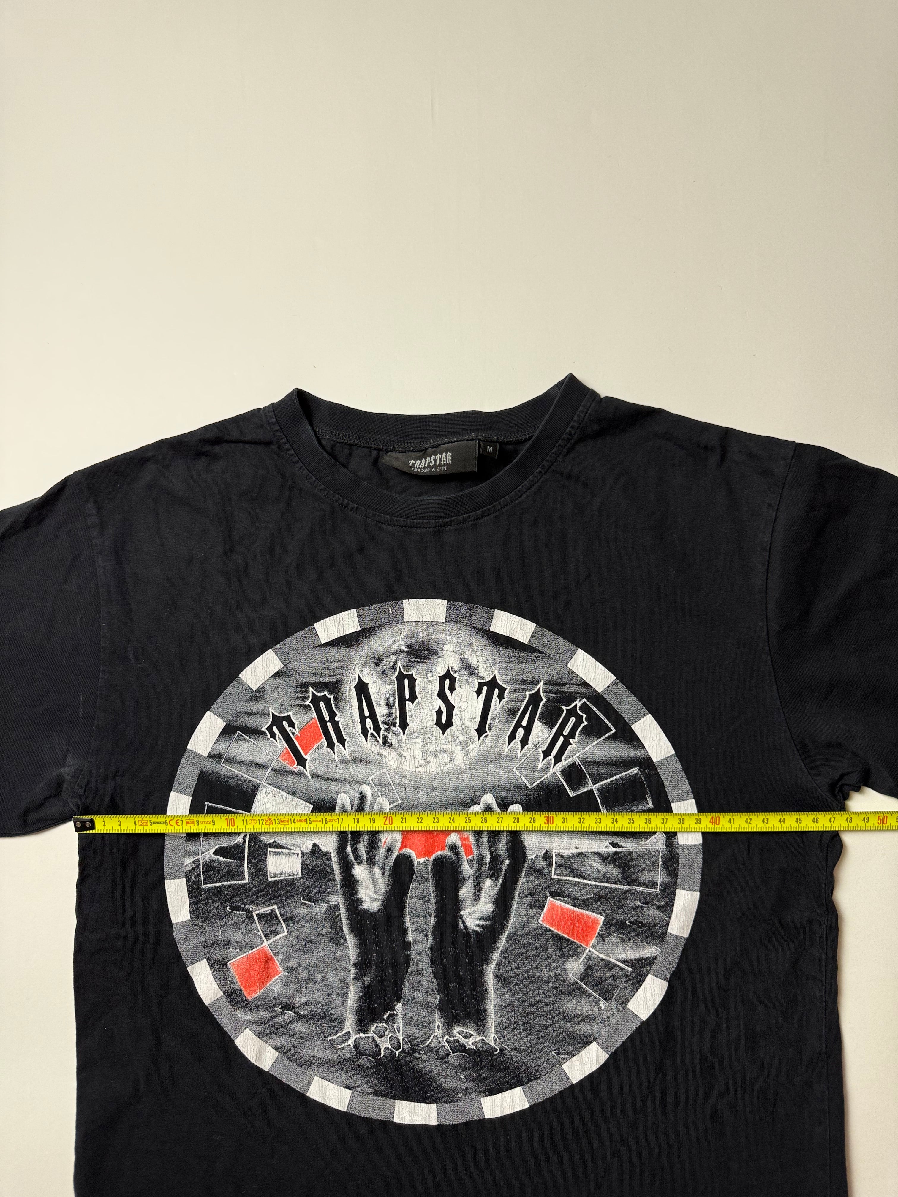 Trapstar Black T-Shirt (M) *Gebraucht - Ausgezeichneter Zustand