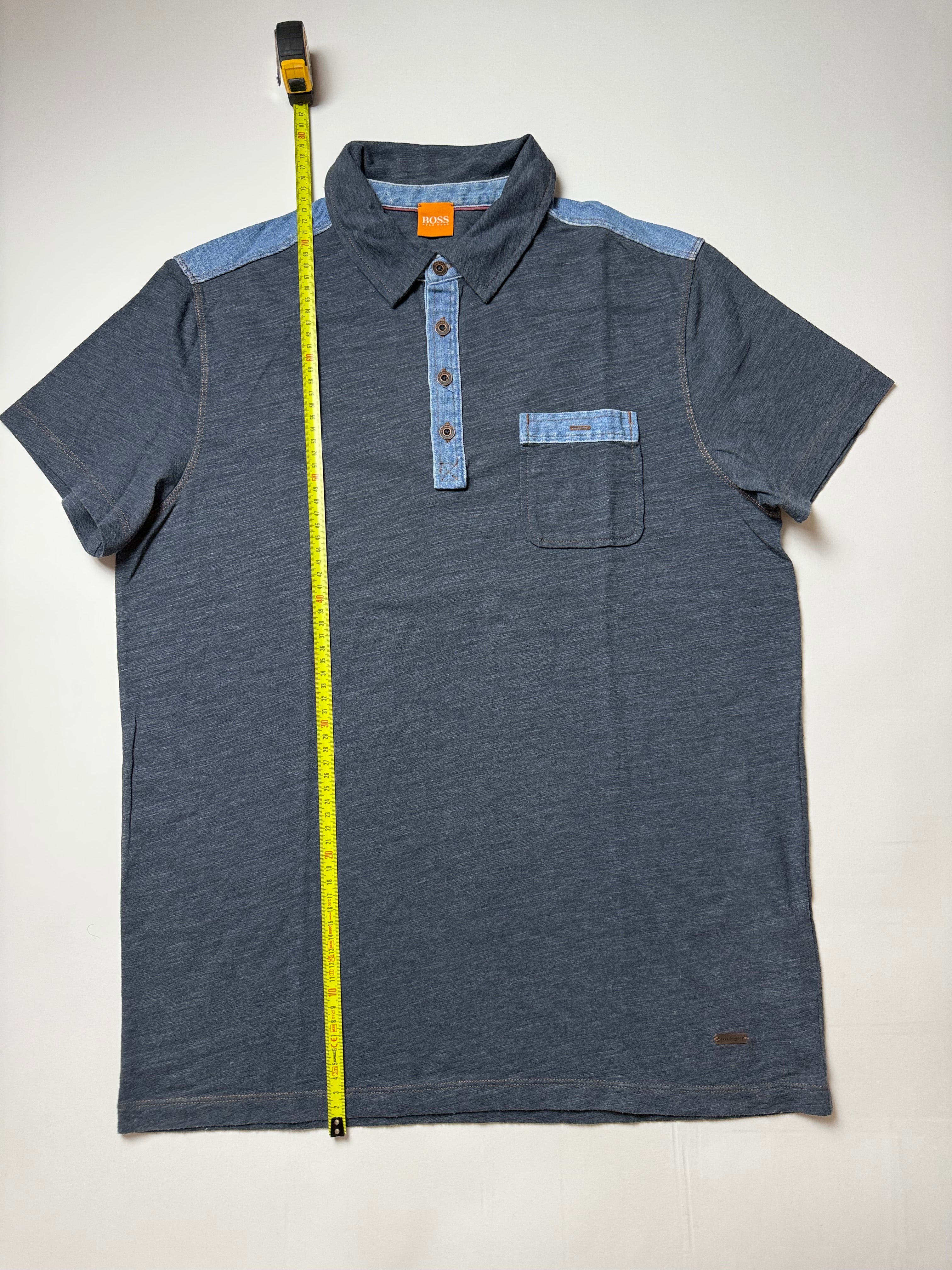 Hugo Boss graues Poloshirt (L)      *Gebraucht - Ausgezeichnet