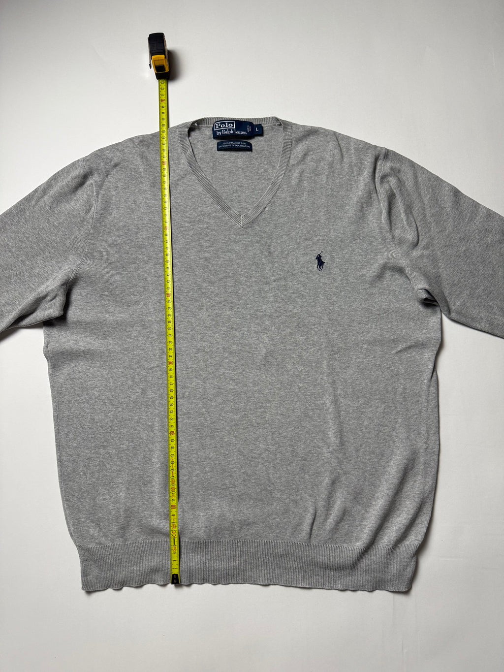 Ralph Lauren Grauer Pullover (L)     *Gebraucht - Ausgezeichnet