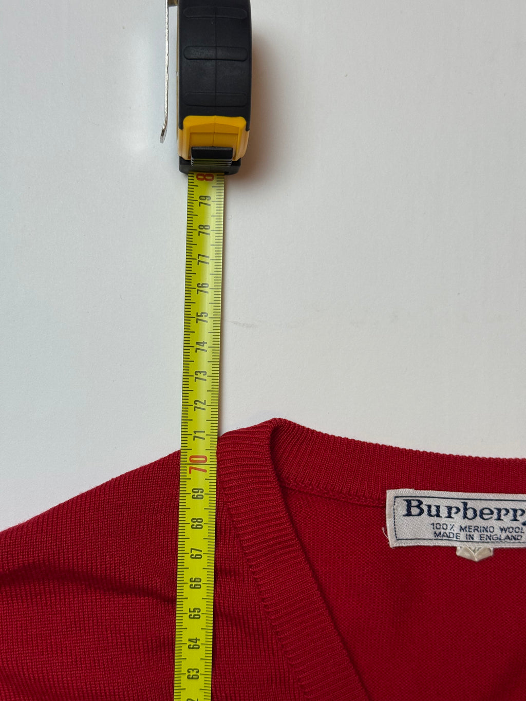 Burberry Red Sweater (XL)       *Használt - Kiváló