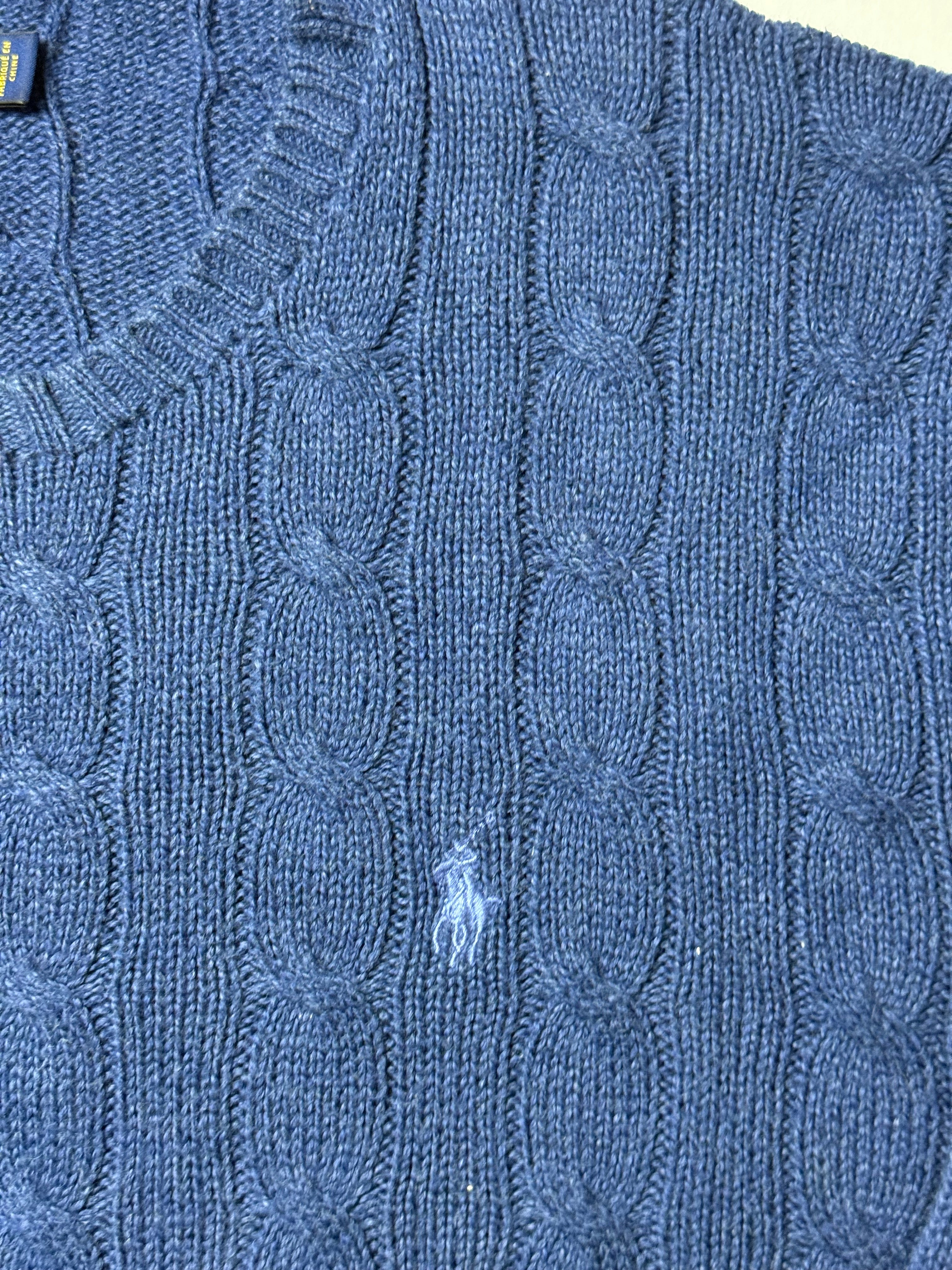 Polo Ralph Lauren Cable Knit Sweater (L) *Használt - Kiváló