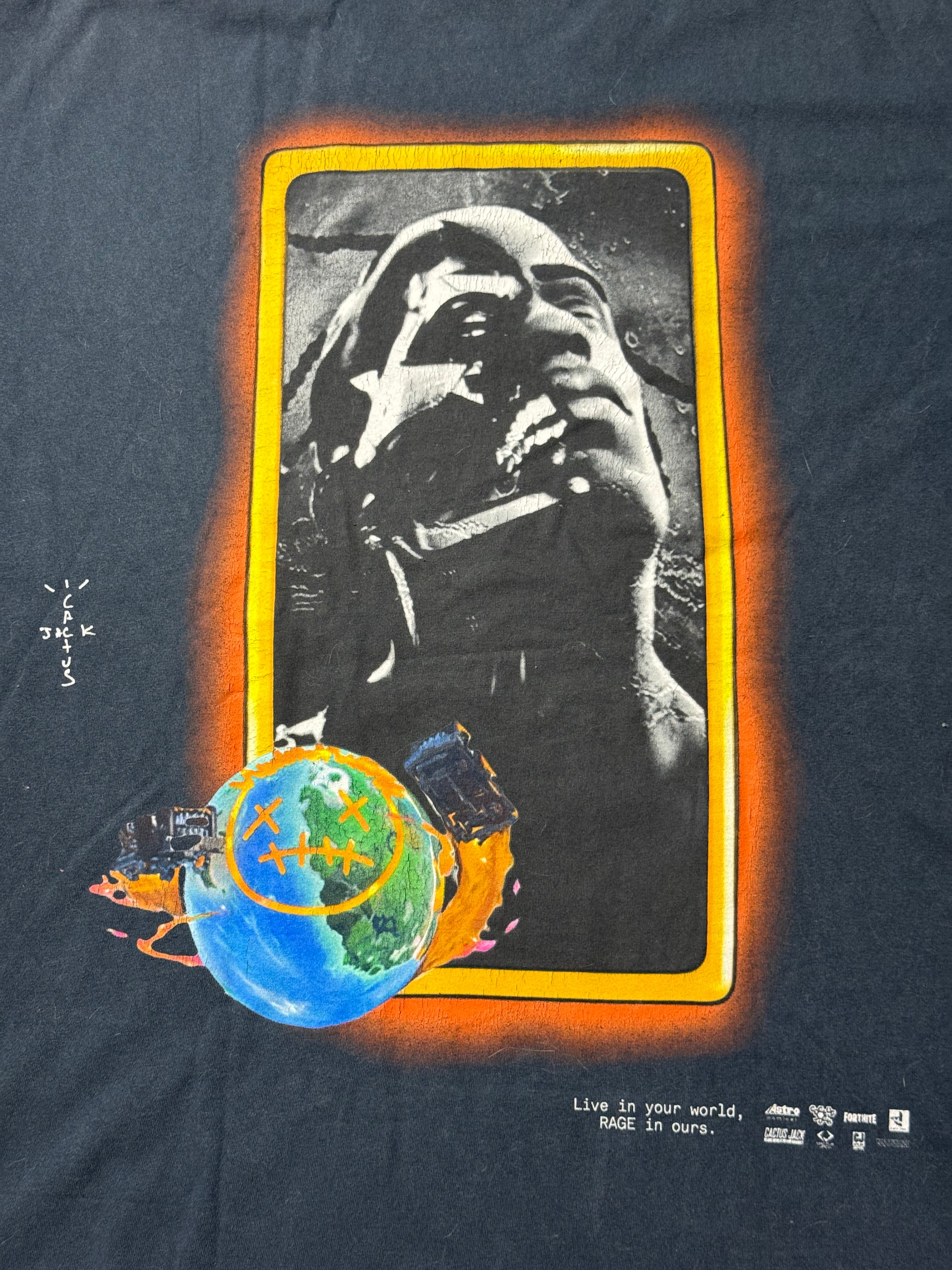 Travis Scott Cactus Jack X Fortnite T-Shirt (XL)    * Használt - Kiváló