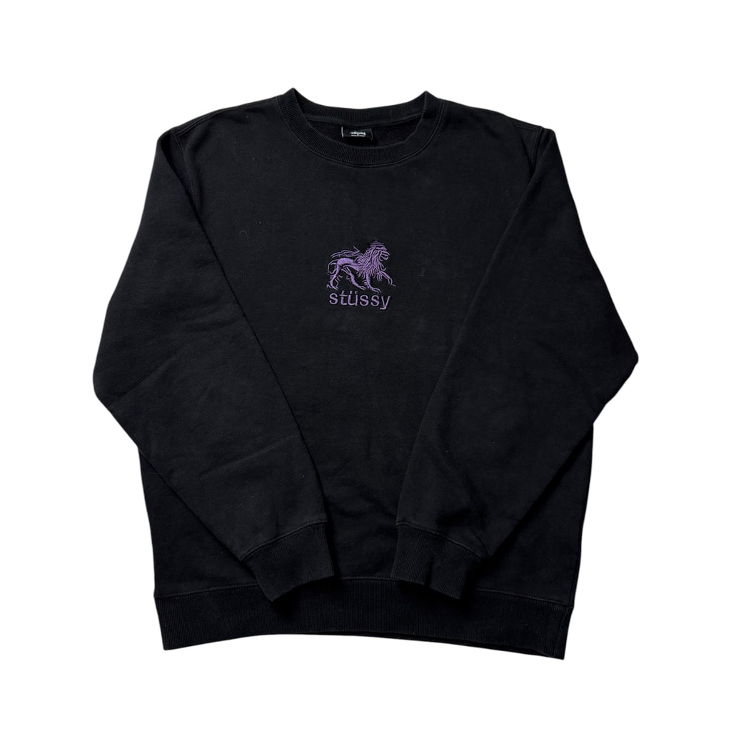 Stüssy Black Sweater (S)    *Használt - Kiváló