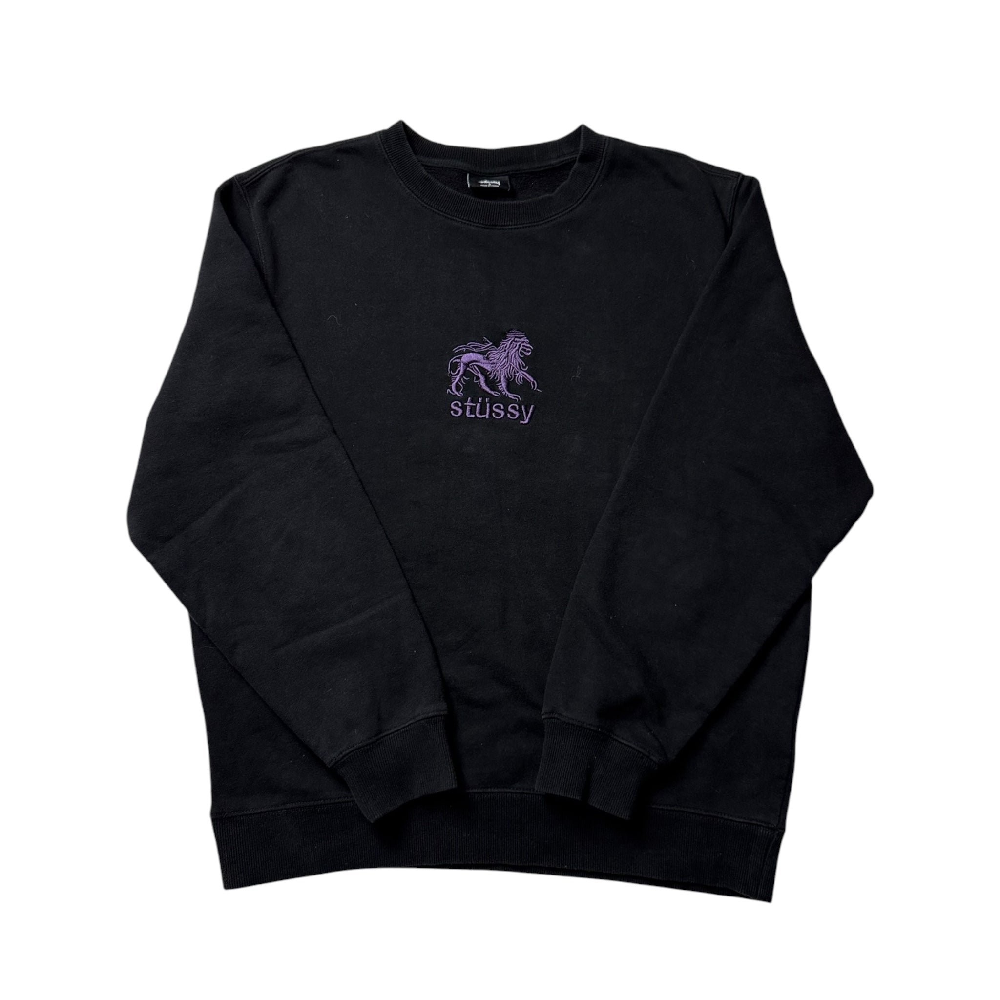 Stüssy Black Sweater (S)    *Használt - Kiváló