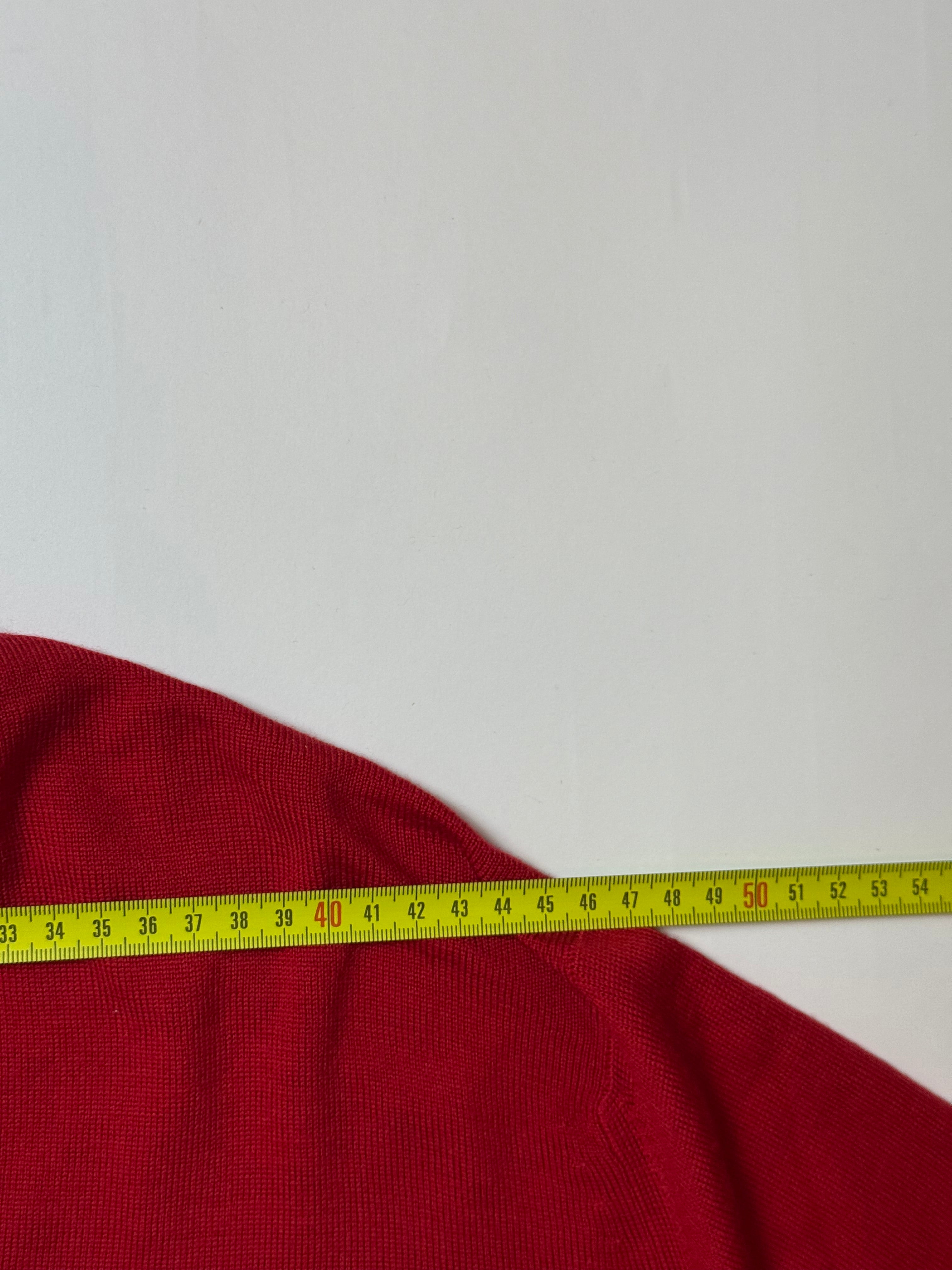 Burberry Red Sweater (XL)       *Használt - Kiváló