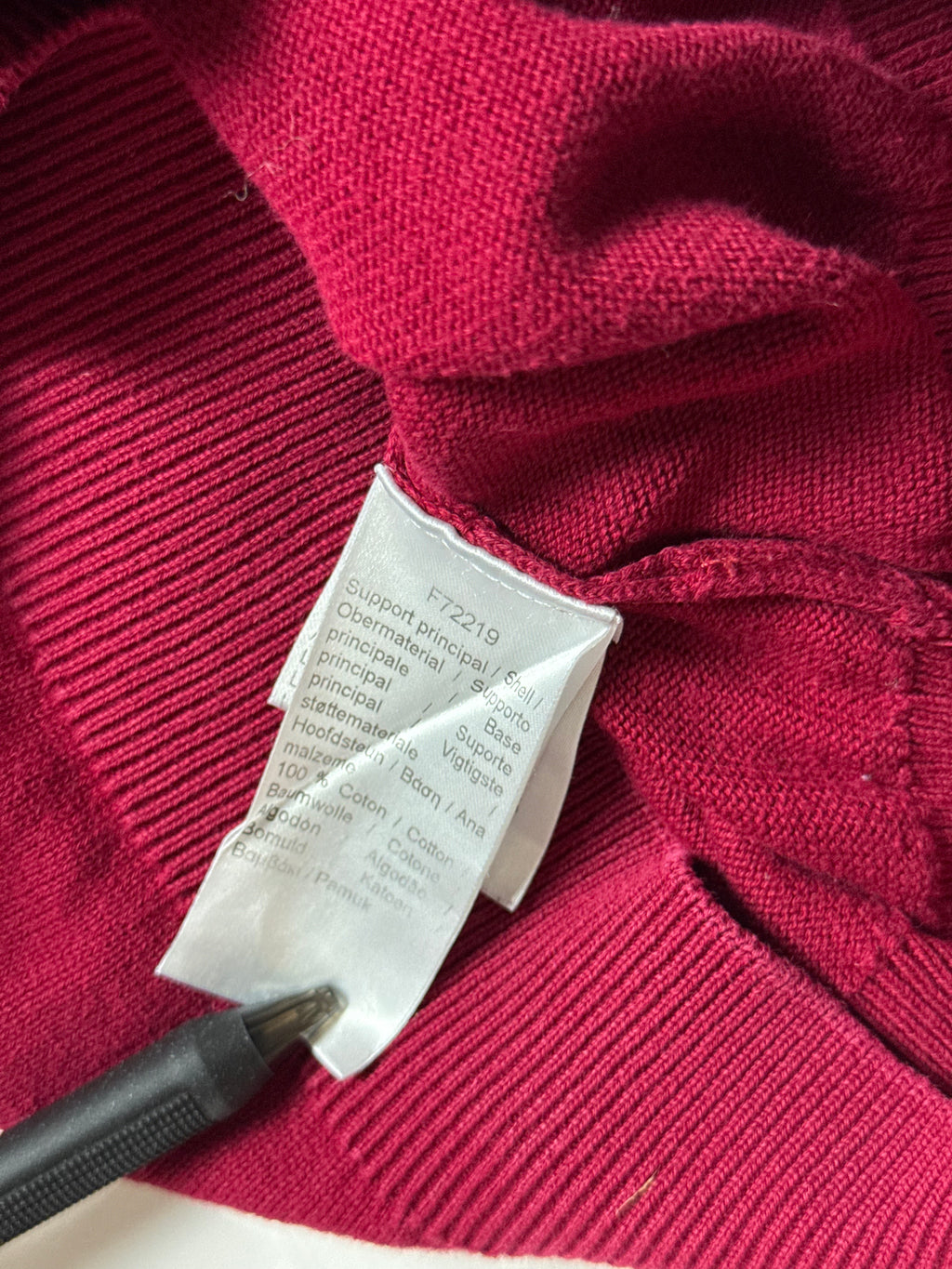 Lacoste Roter Pullover (XL)     *Gebraucht - Ausgezeichnet