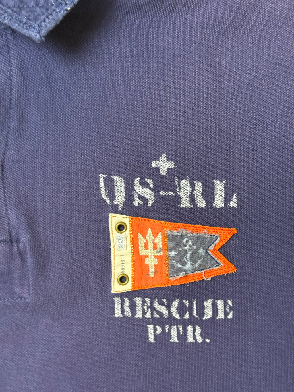 Polo Ralph Lauren Navy Blue Polo Shirt (XL) *Használt -Kiváló