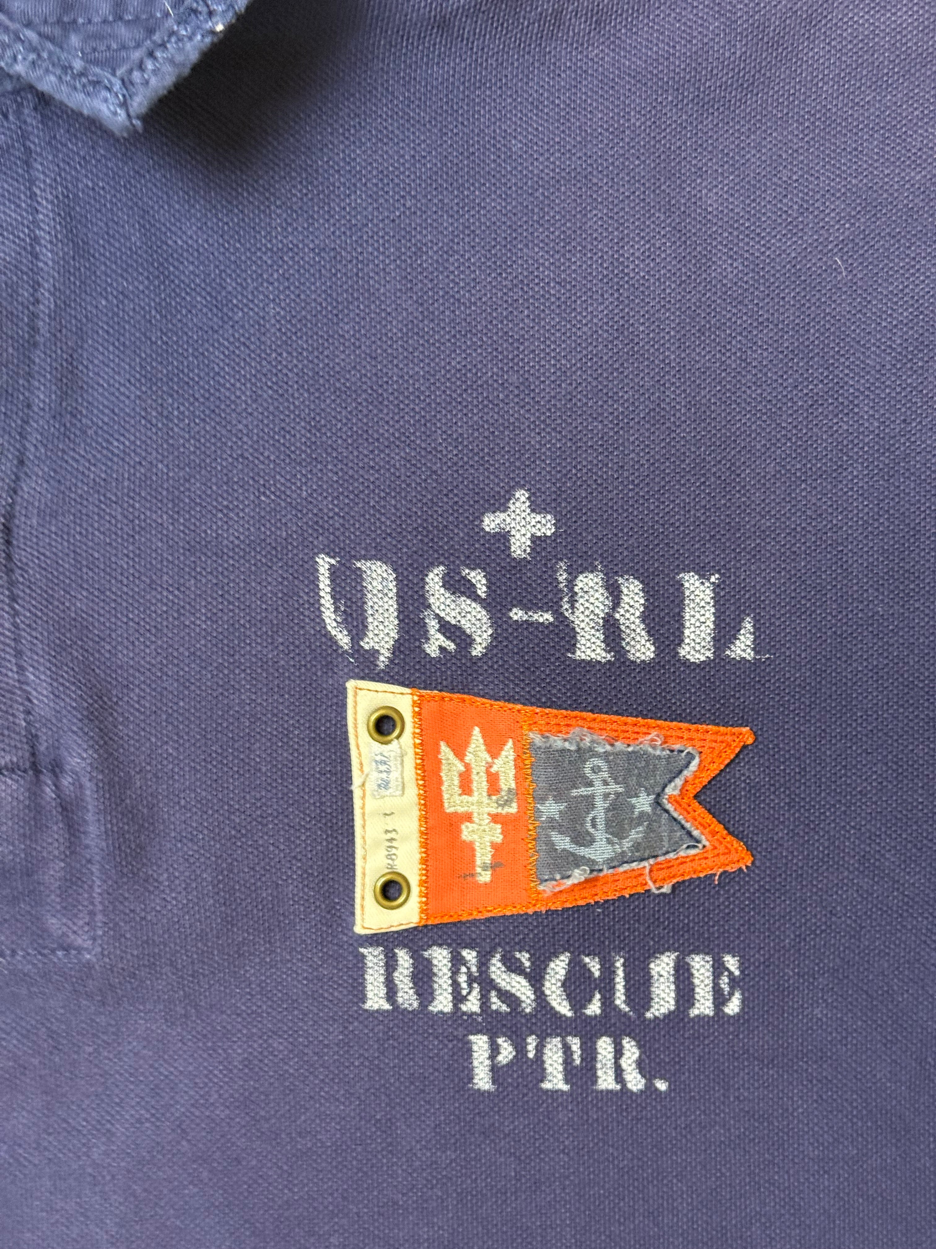 Polo Ralph Lauren Navy Blue Polo Shirt (XL) *Használt -Kiváló