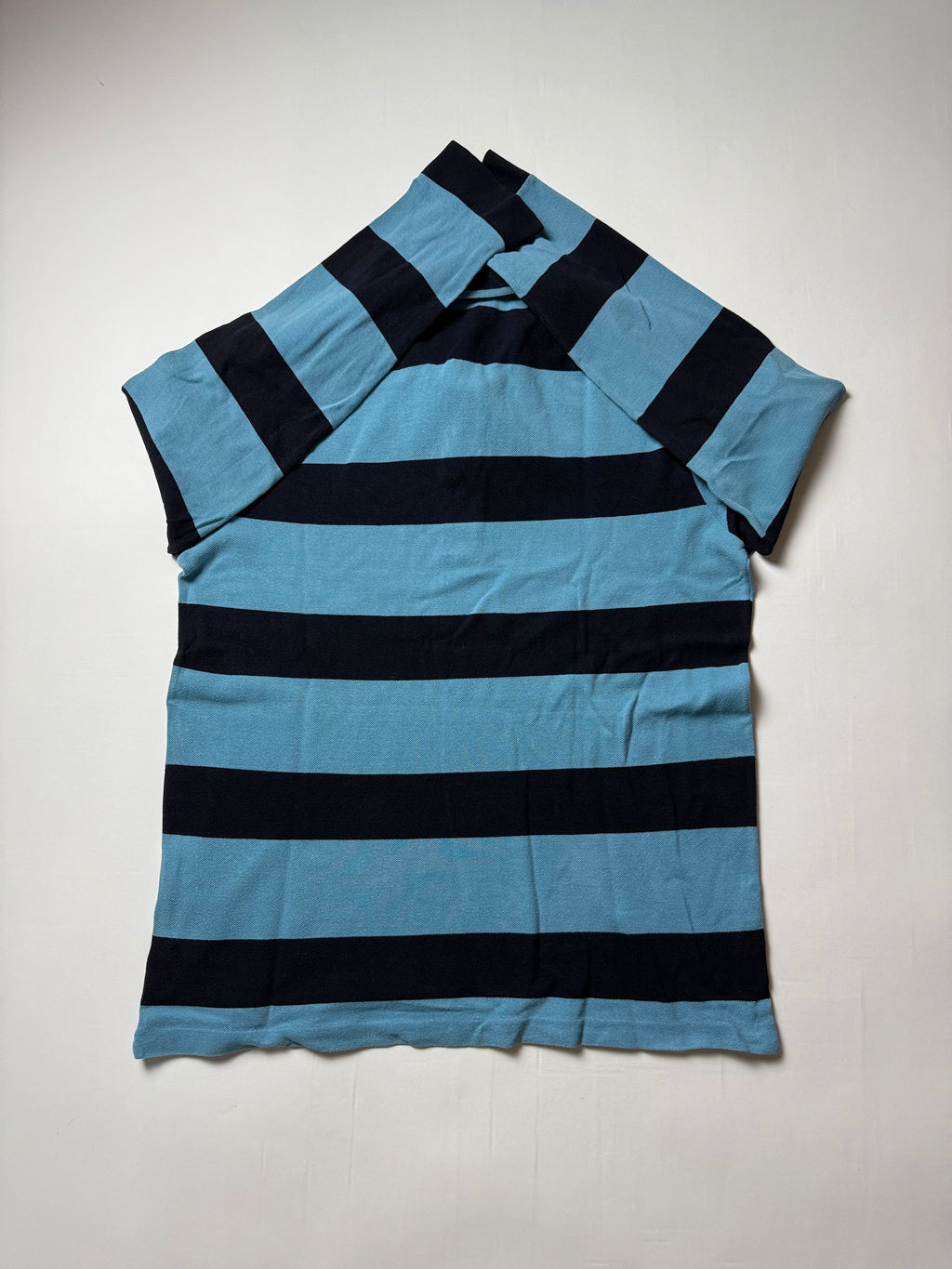 Lacoste Blue Langarm-Poloshirt (M) *Gebraucht - Ausgezeichnet
